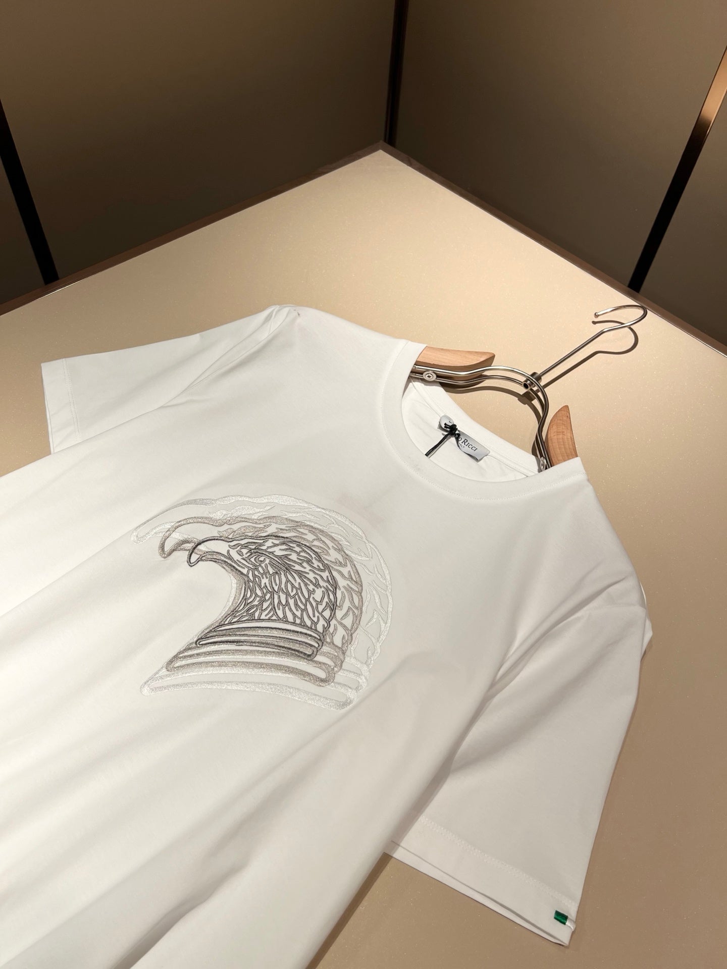 STEFAN* eagle head embroidered t-shirt
