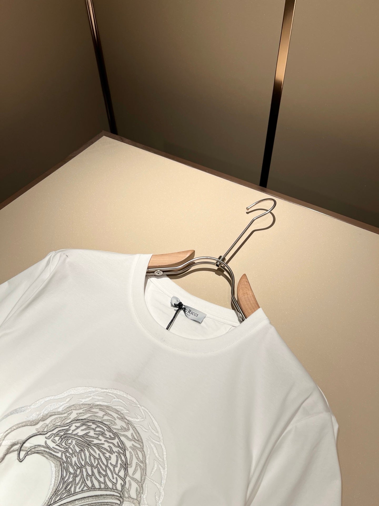 STEFAN* eagle head embroidered t-shirt