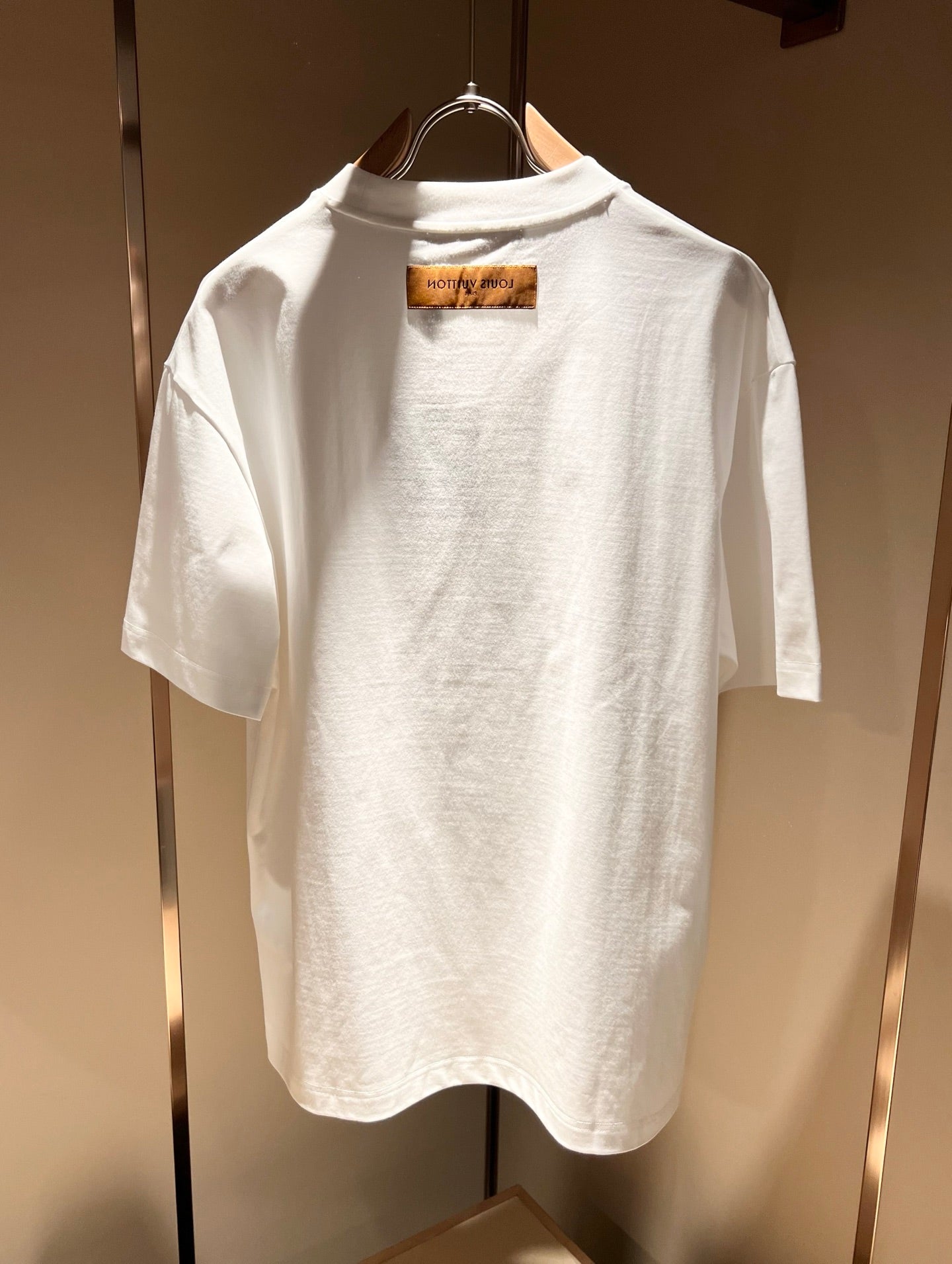 LOUI*V 2025ss embroidered logo cotton t-shirt