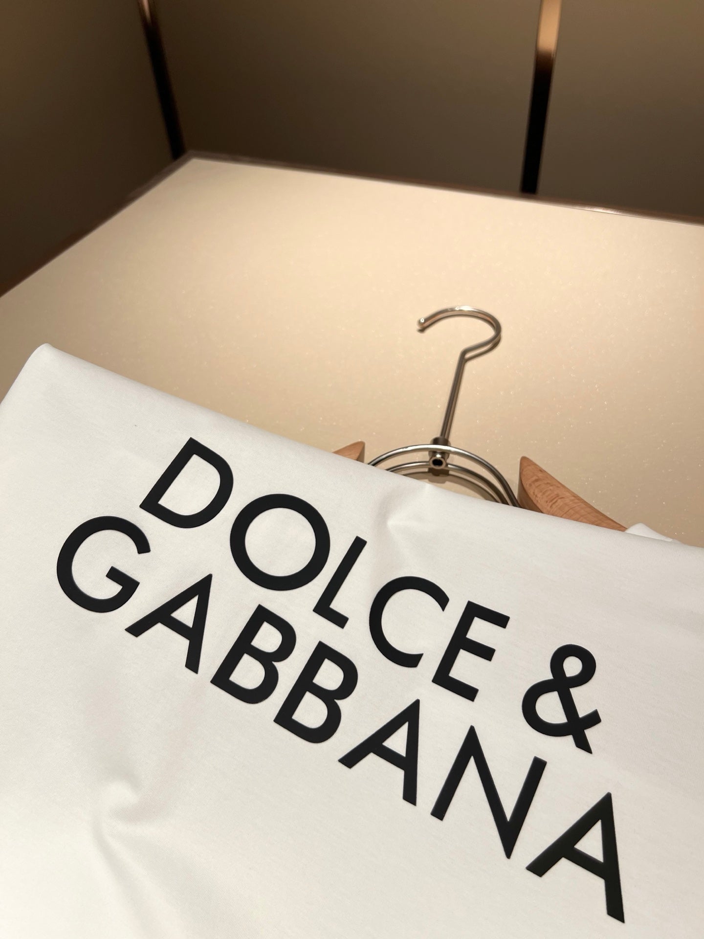 DOL*E&G Logo-embossed cotton t-shirt