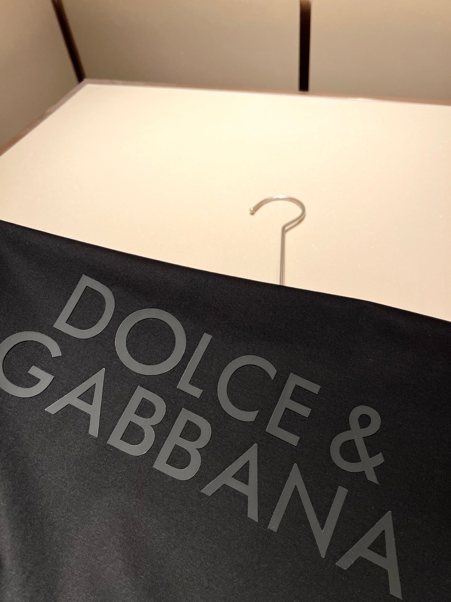 DOL*E&G Logo-embossed cotton t-shirt