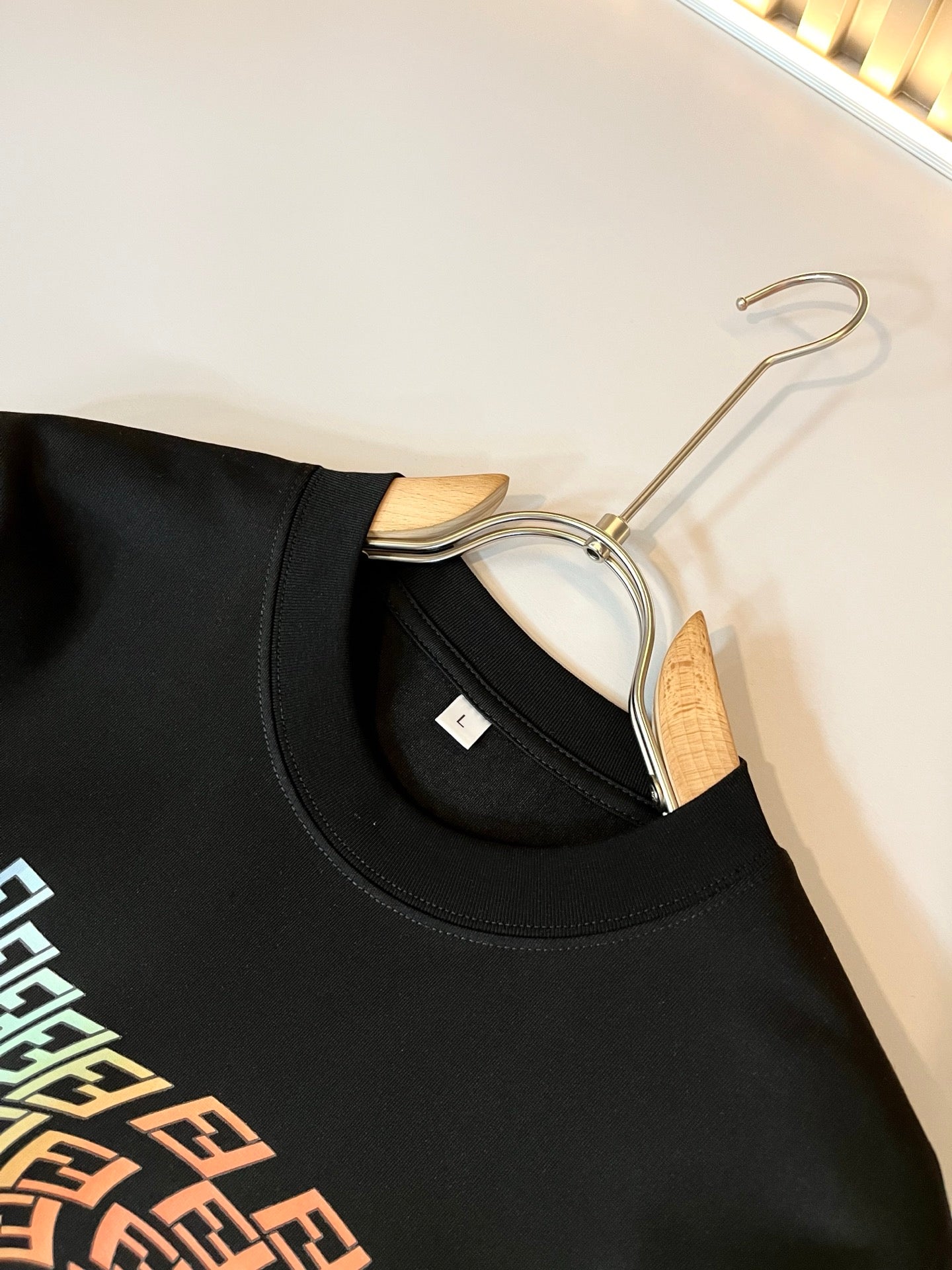 FEND1 printed pattern cotton t-shirt