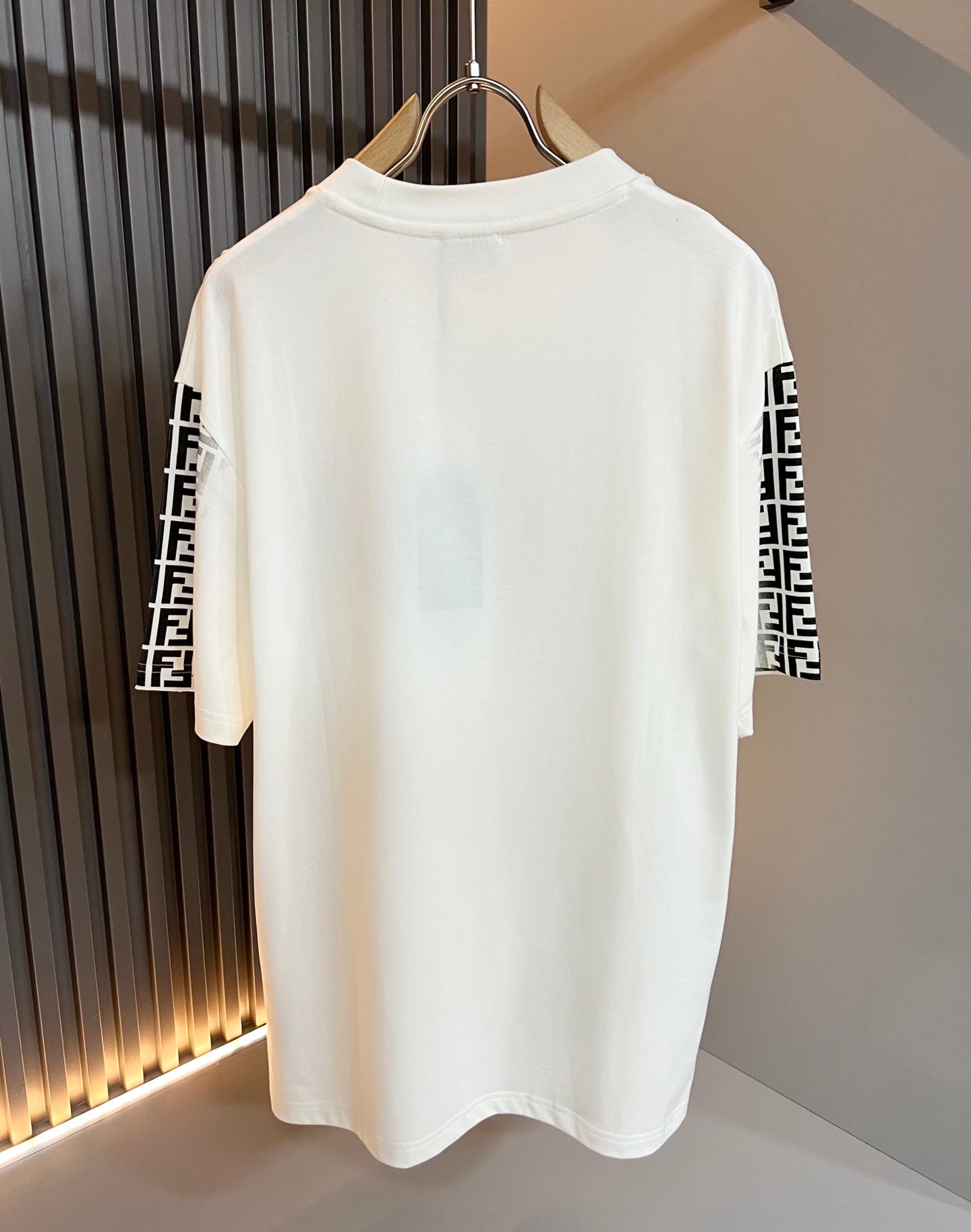 FEND1 embroidered logo cotton t-shirt