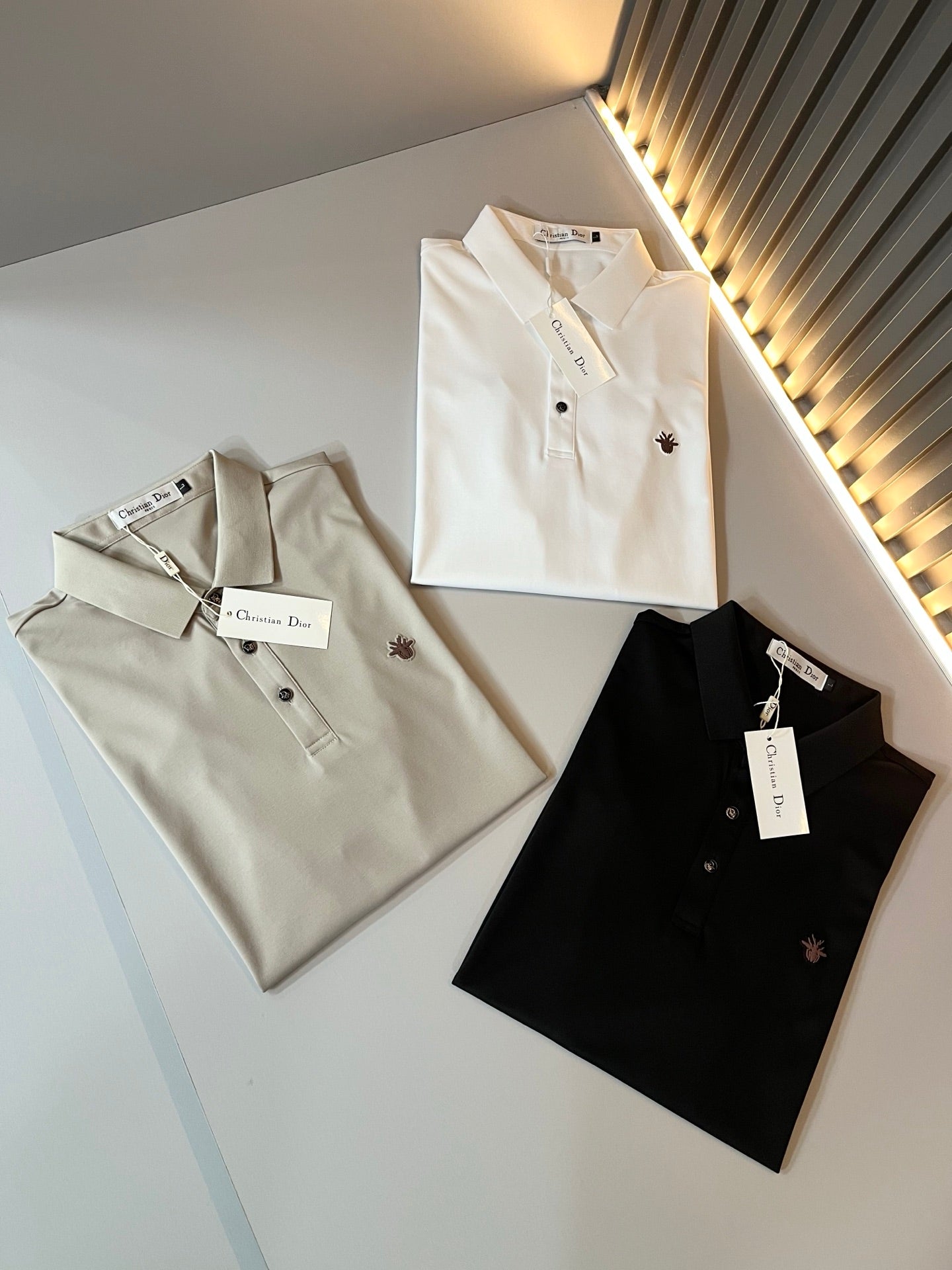 DIO* cotton piquet polo shirt