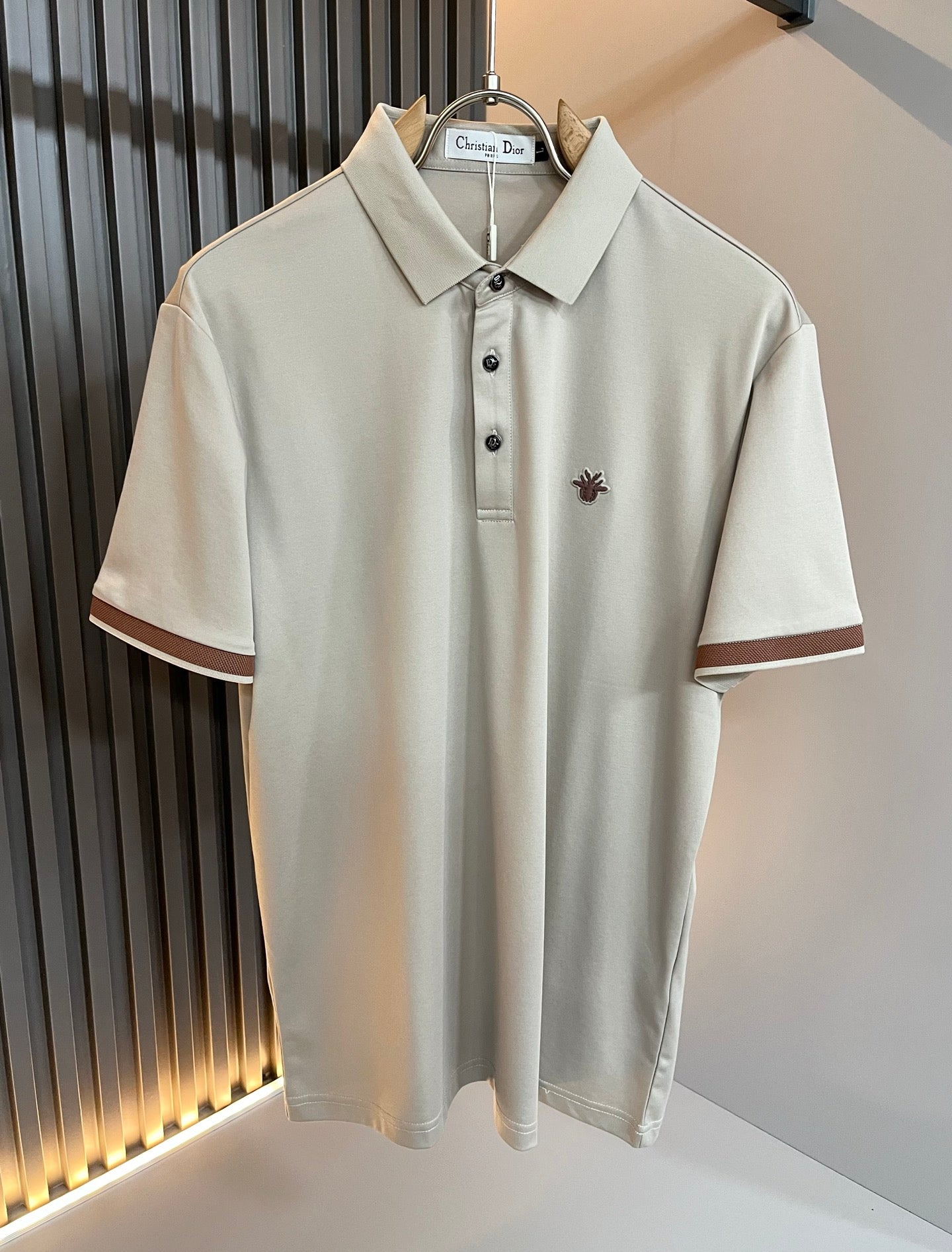 DIO* cotton piquet polo shirt