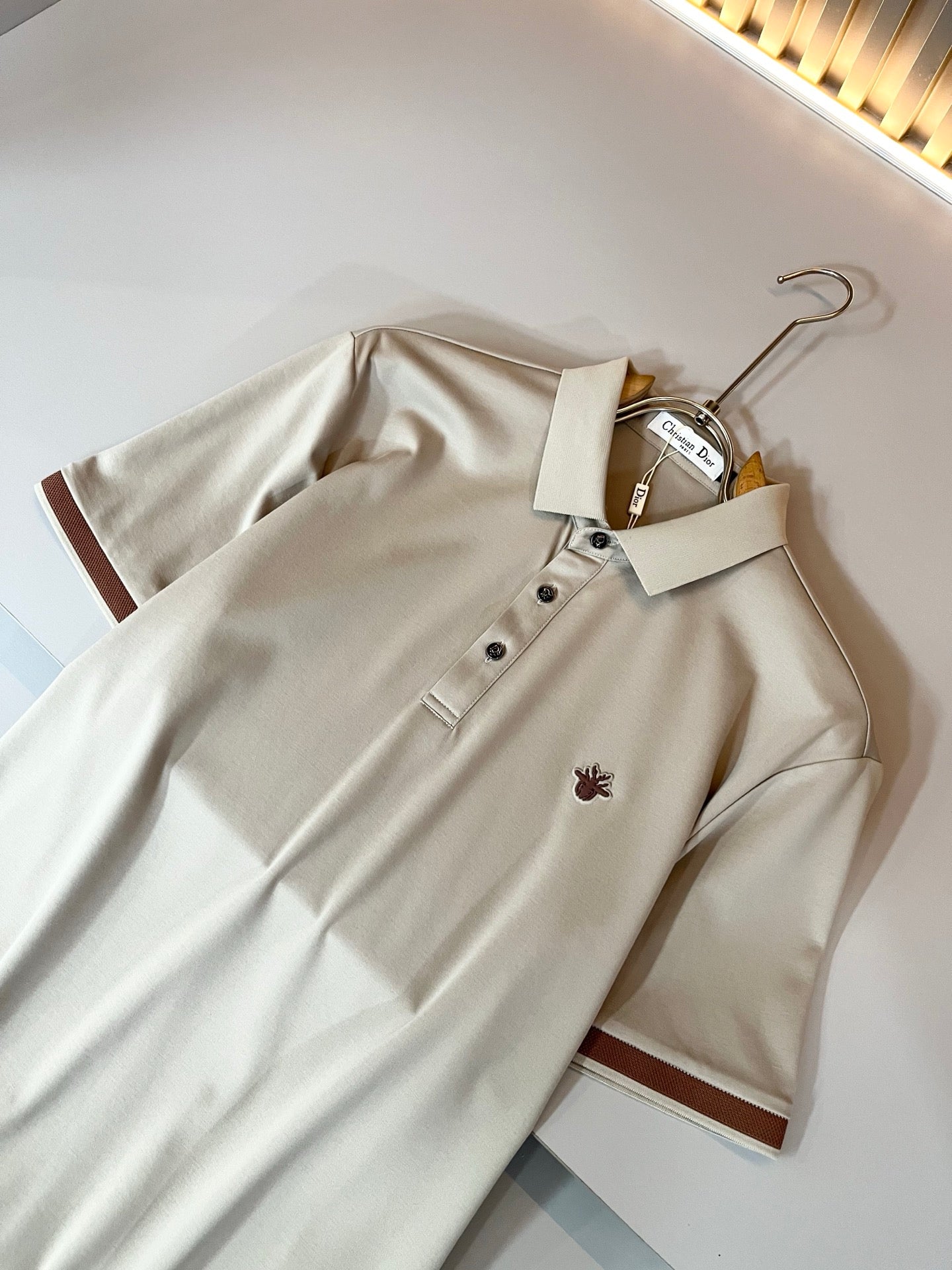 DIO* cotton piquet polo shirt