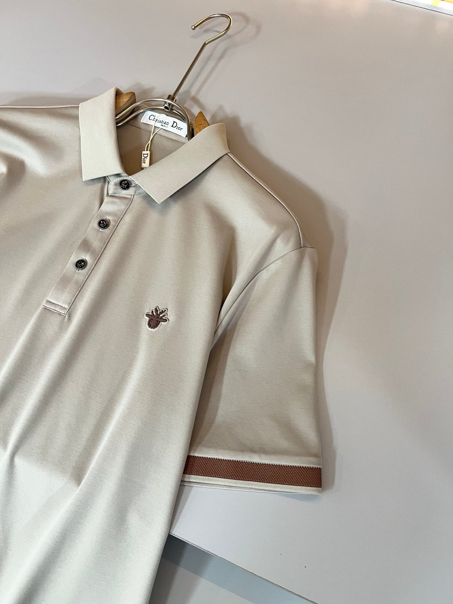 DIO* cotton piquet polo shirt