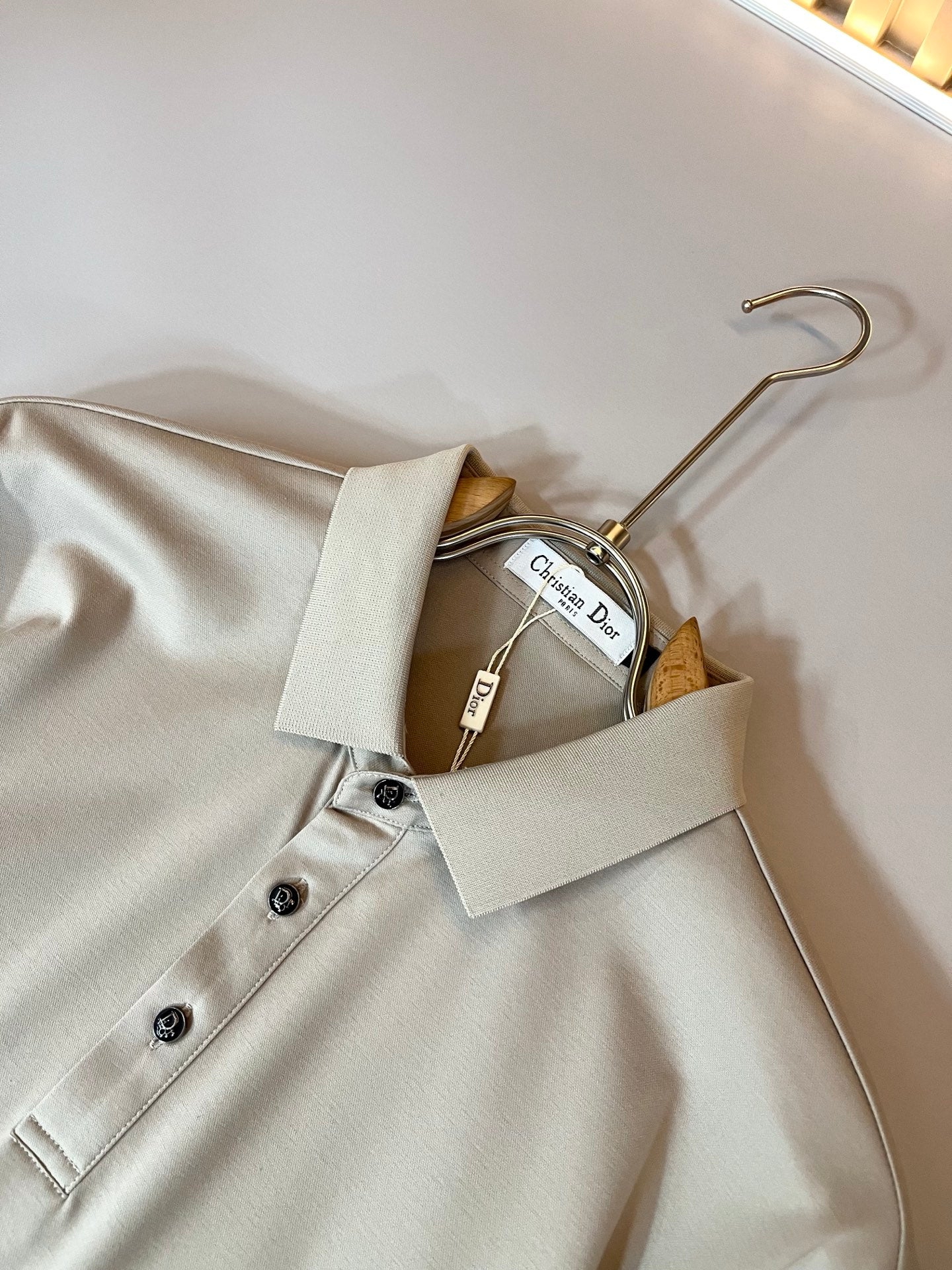 DIO* cotton piquet polo shirt