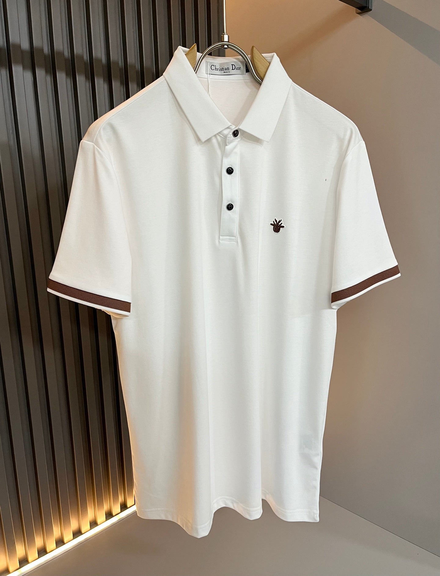 DIO* cotton piquet polo shirt