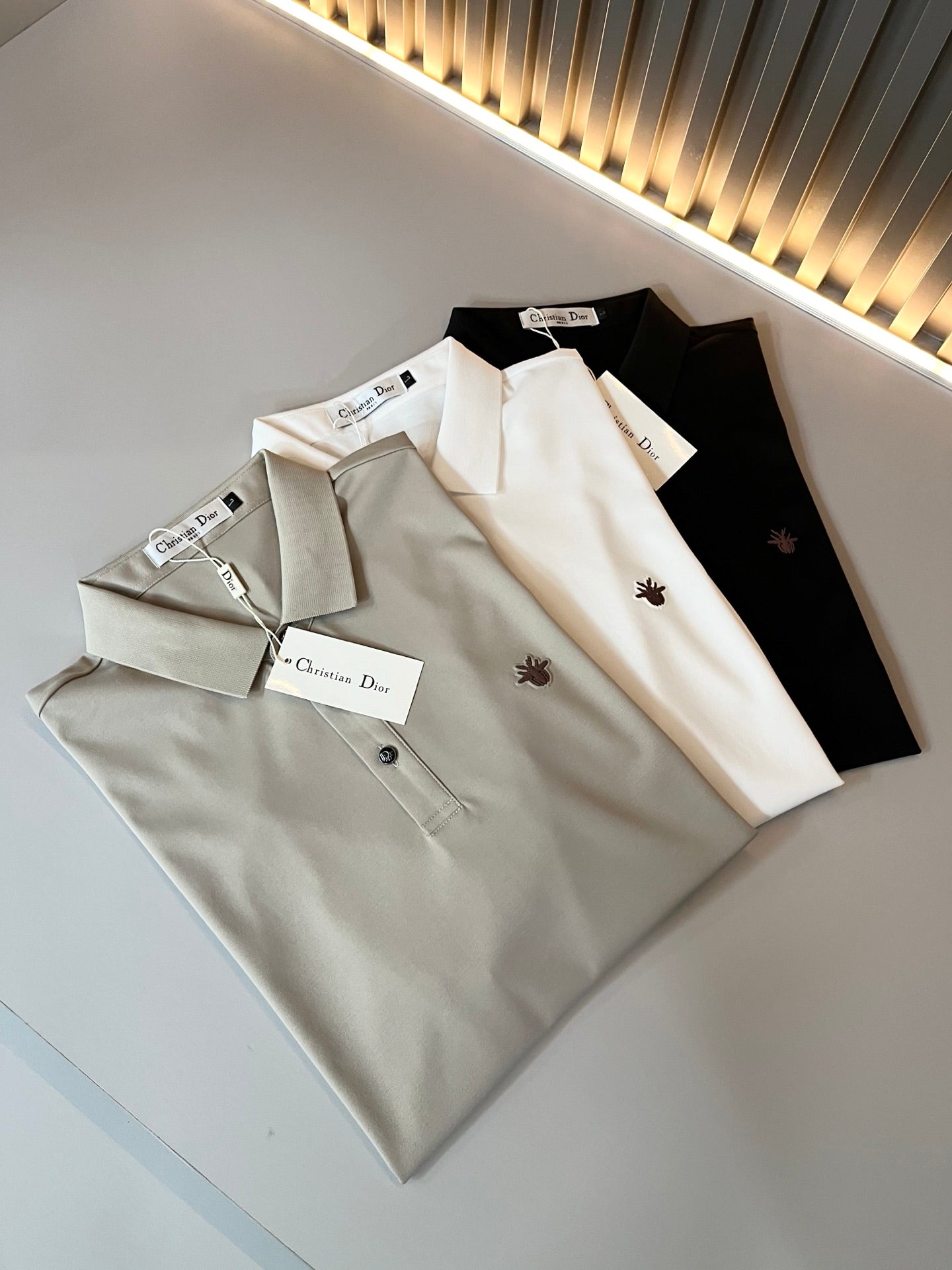 DIO* cotton piquet polo shirt