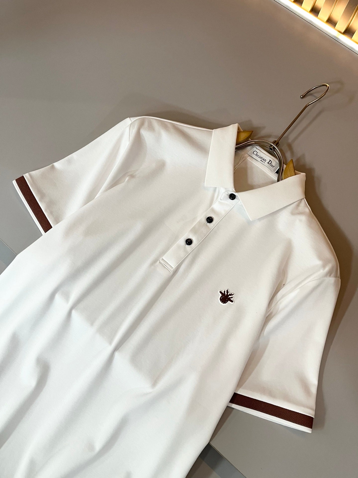 DIO* cotton piquet polo shirt