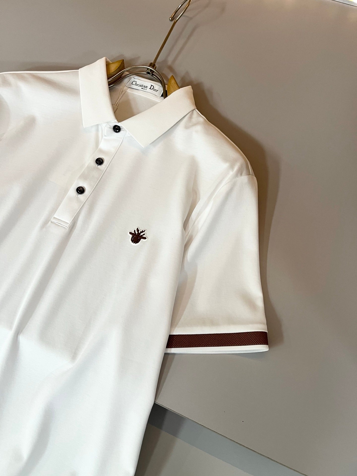 DIO* cotton piquet polo shirt