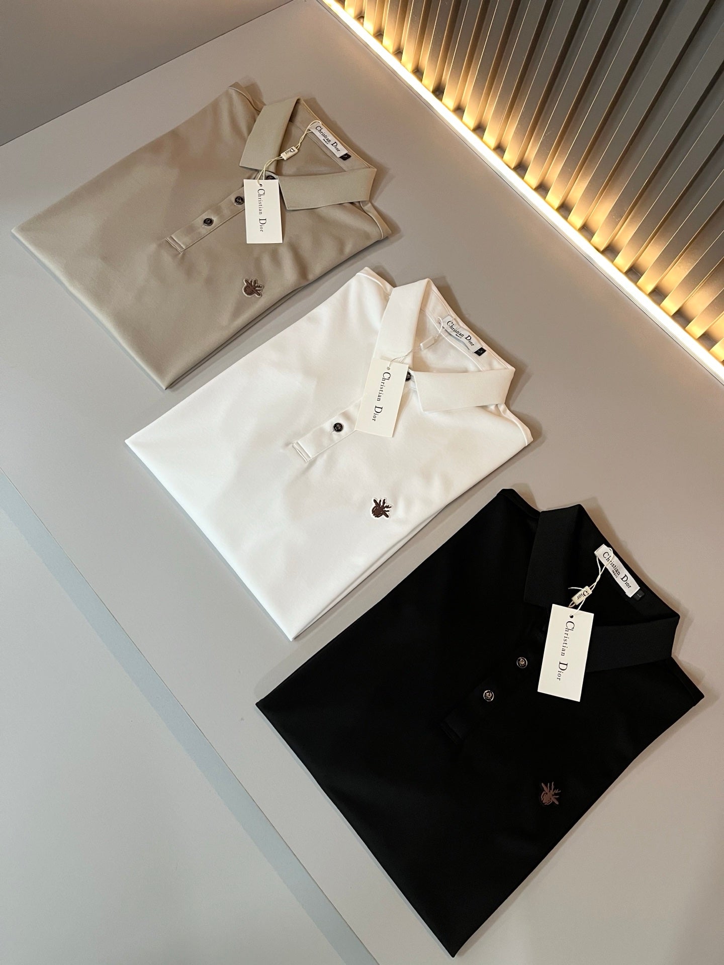 DIO* cotton piquet polo shirt