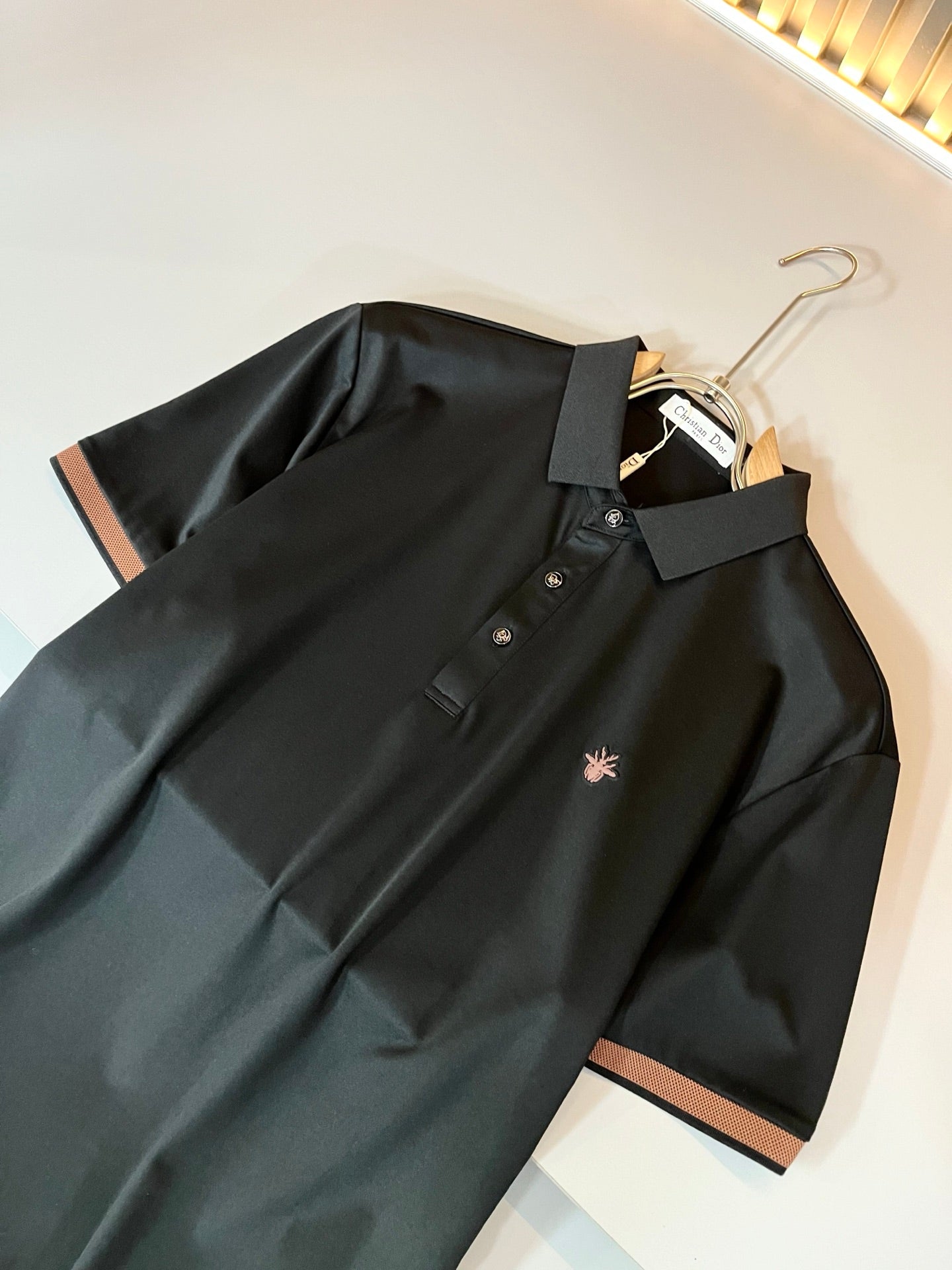 DIO* cotton piquet polo shirt