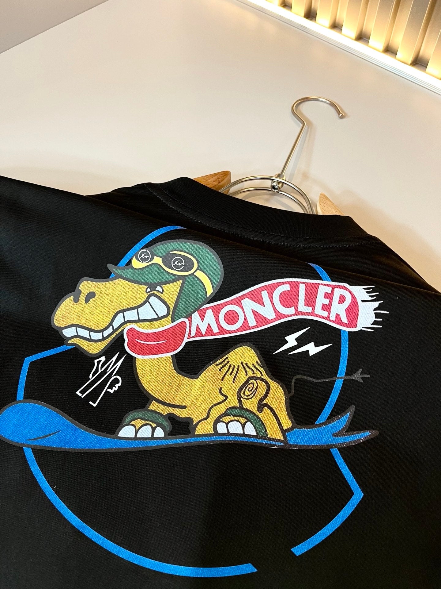 MONCL* printed cotton T-shirt