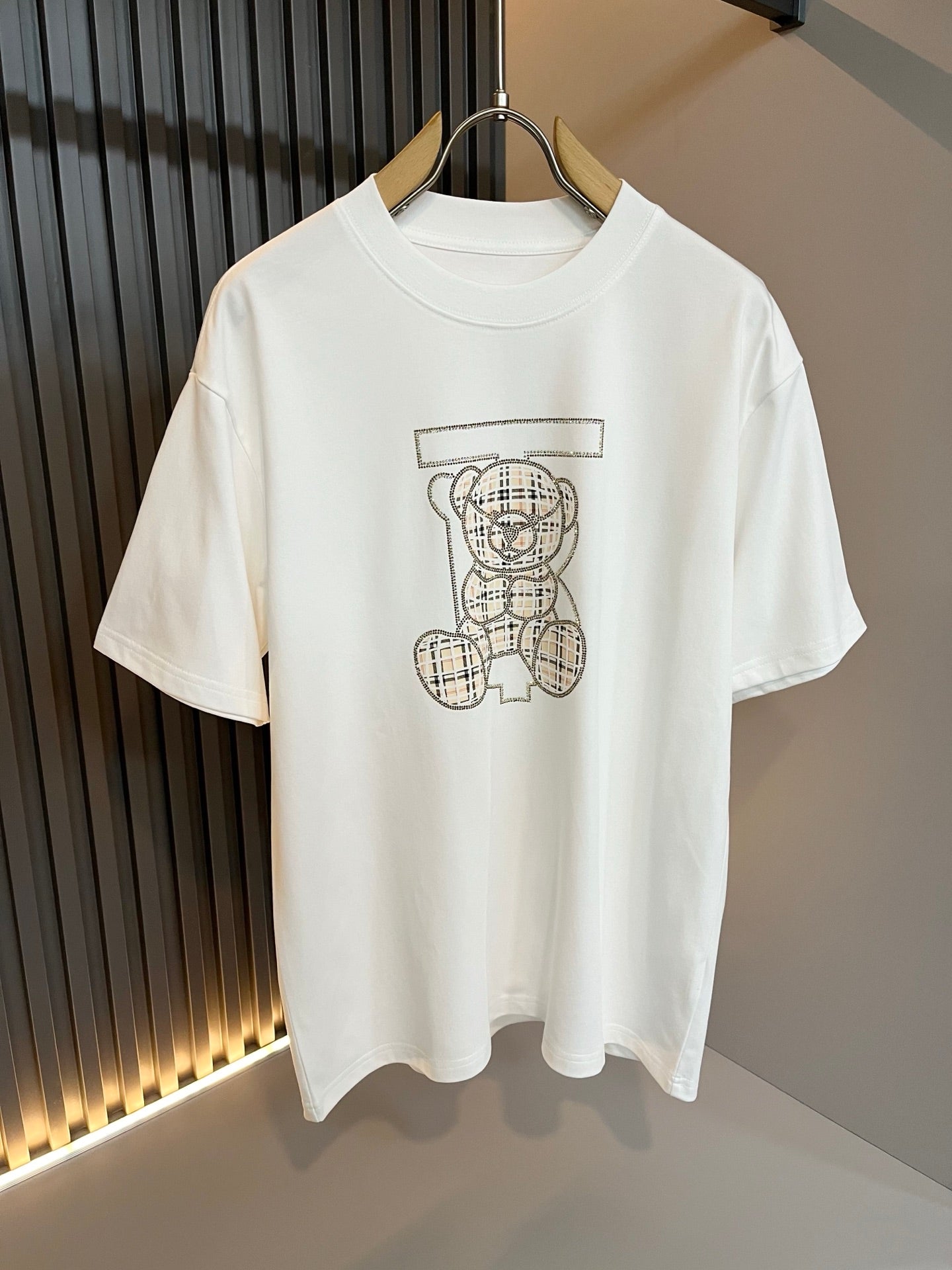 BURB* embroidered cotton T-shirt