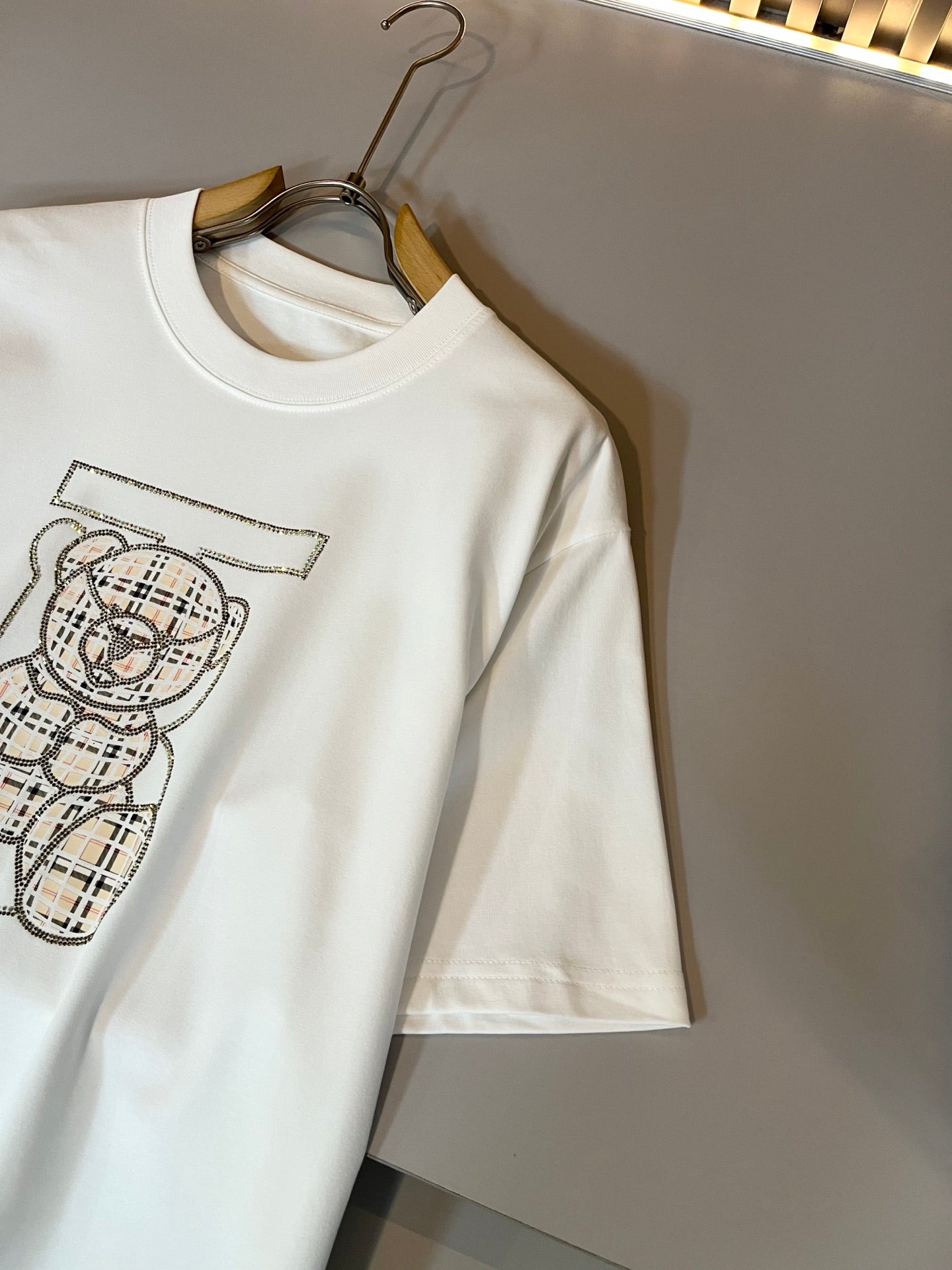BURB* embroidered cotton T-shirt