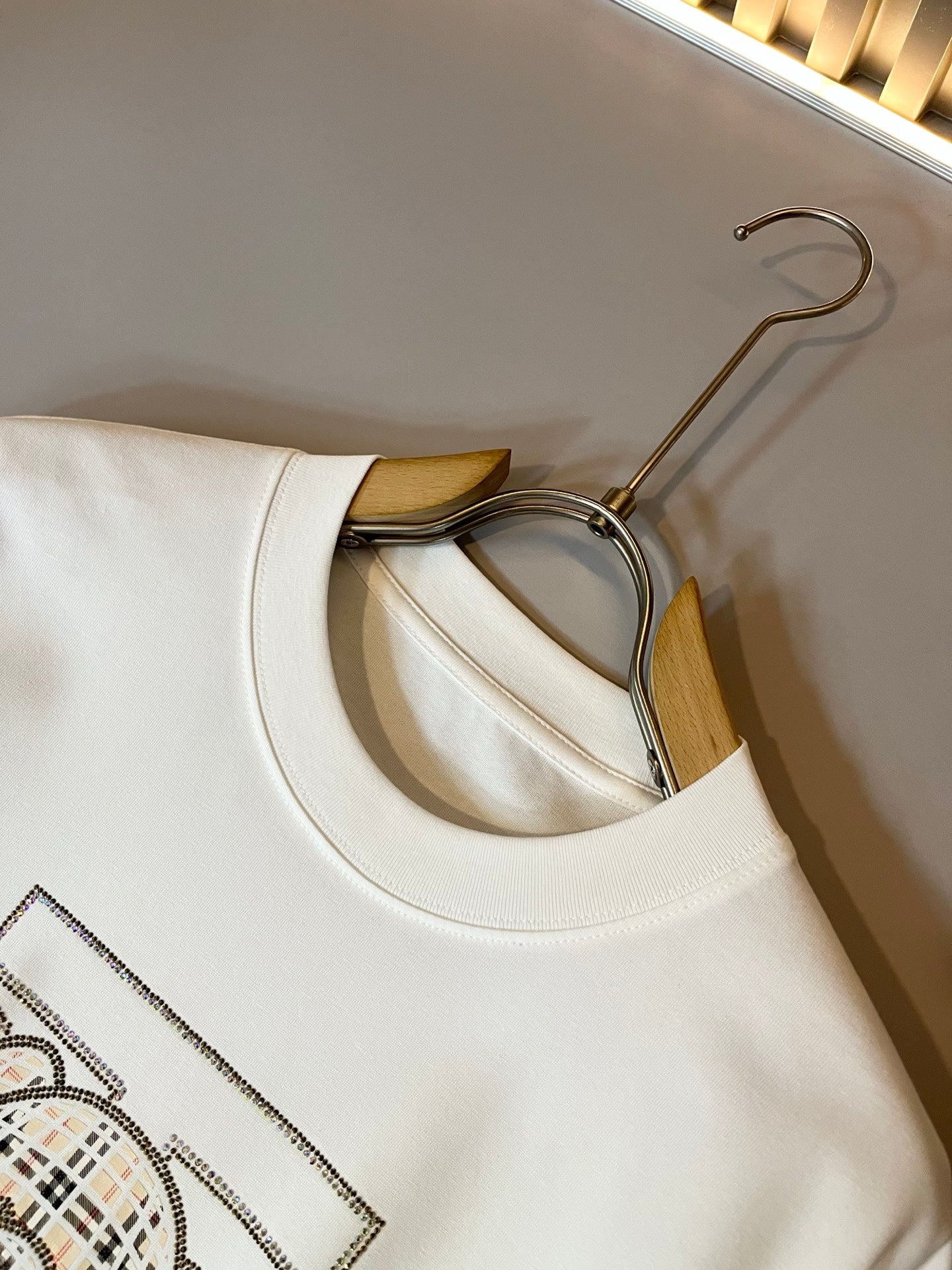 BURB* embroidered cotton T-shirt
