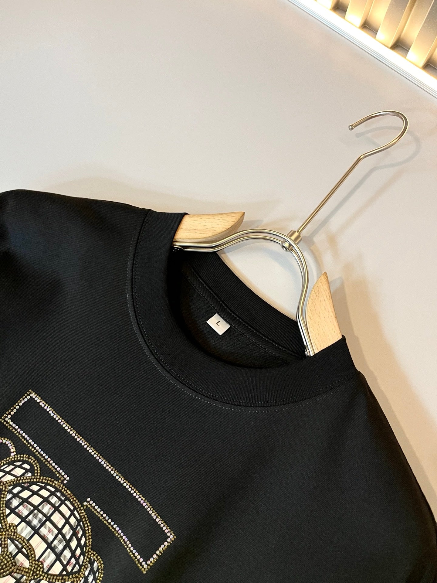 BURB* embroidered cotton T-shirt
