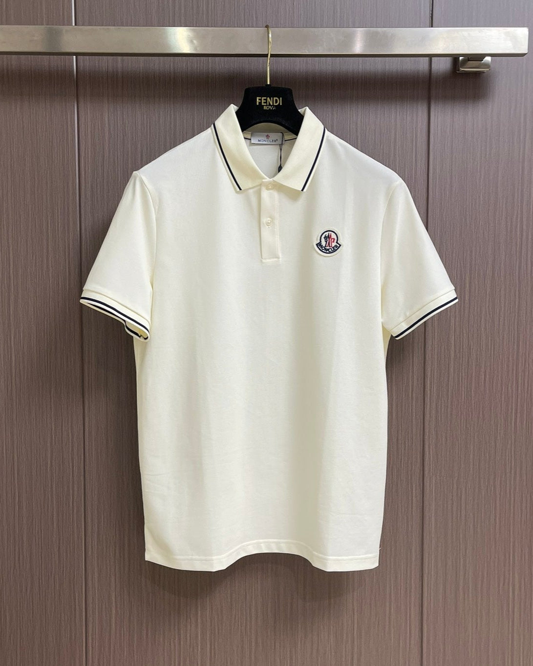 MONCL* Cotton Piquet Polo Shirt