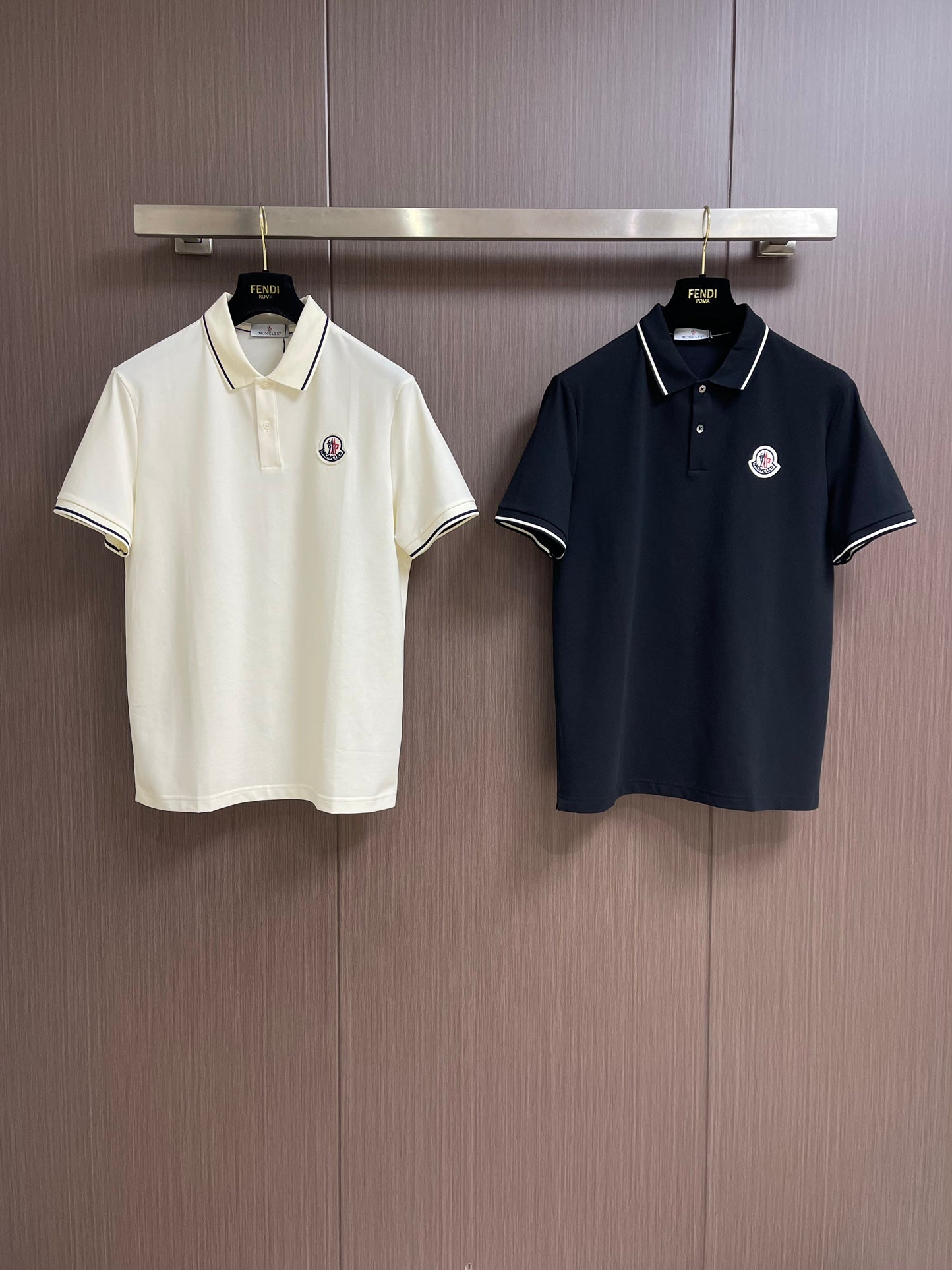 MONCL* Cotton Piquet Polo Shirt