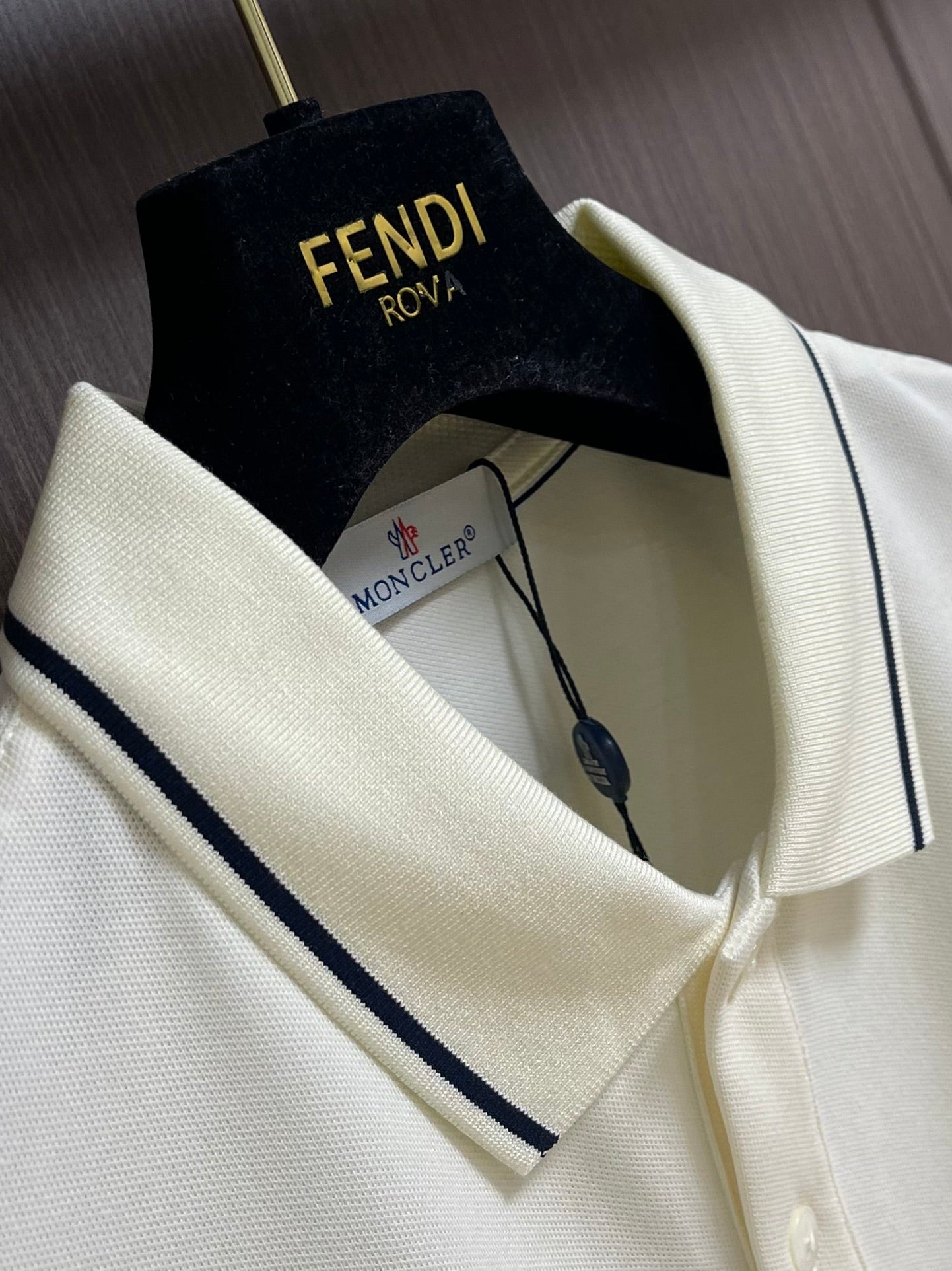 MONCL* Cotton Piquet Polo Shirt