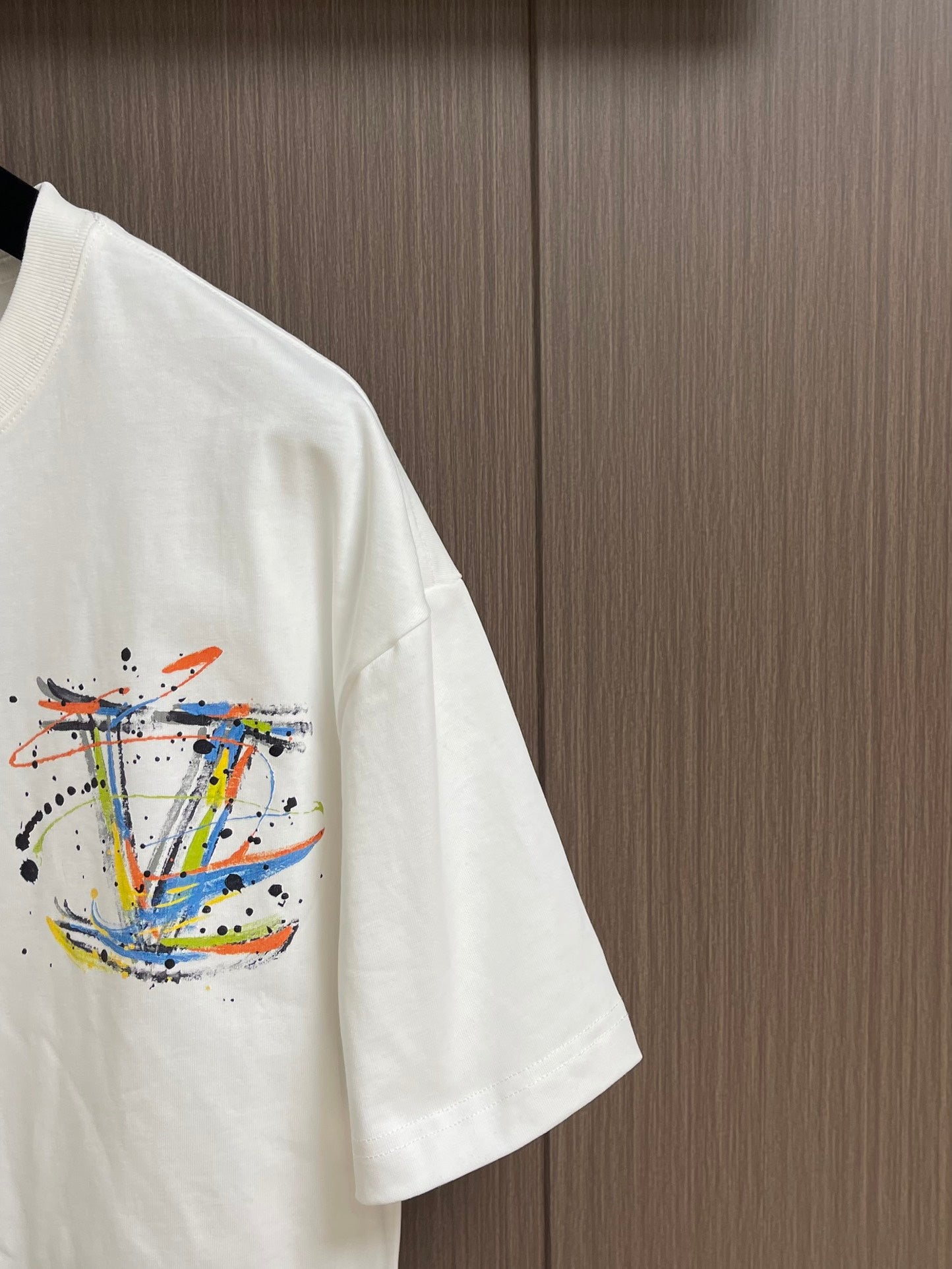 LOUI*V Printed painted T-shirt