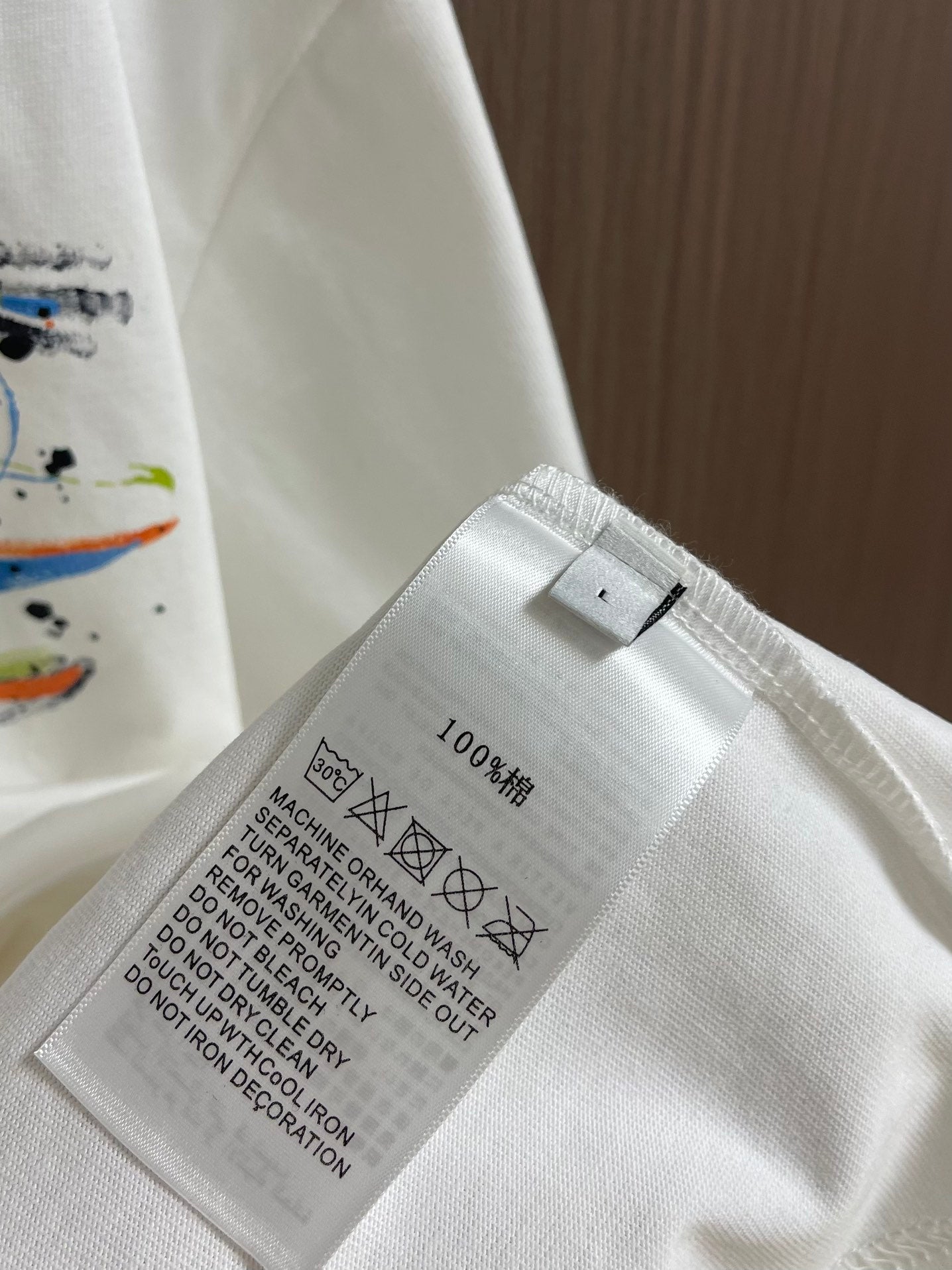 LOUI*V Printed painted T-shirt