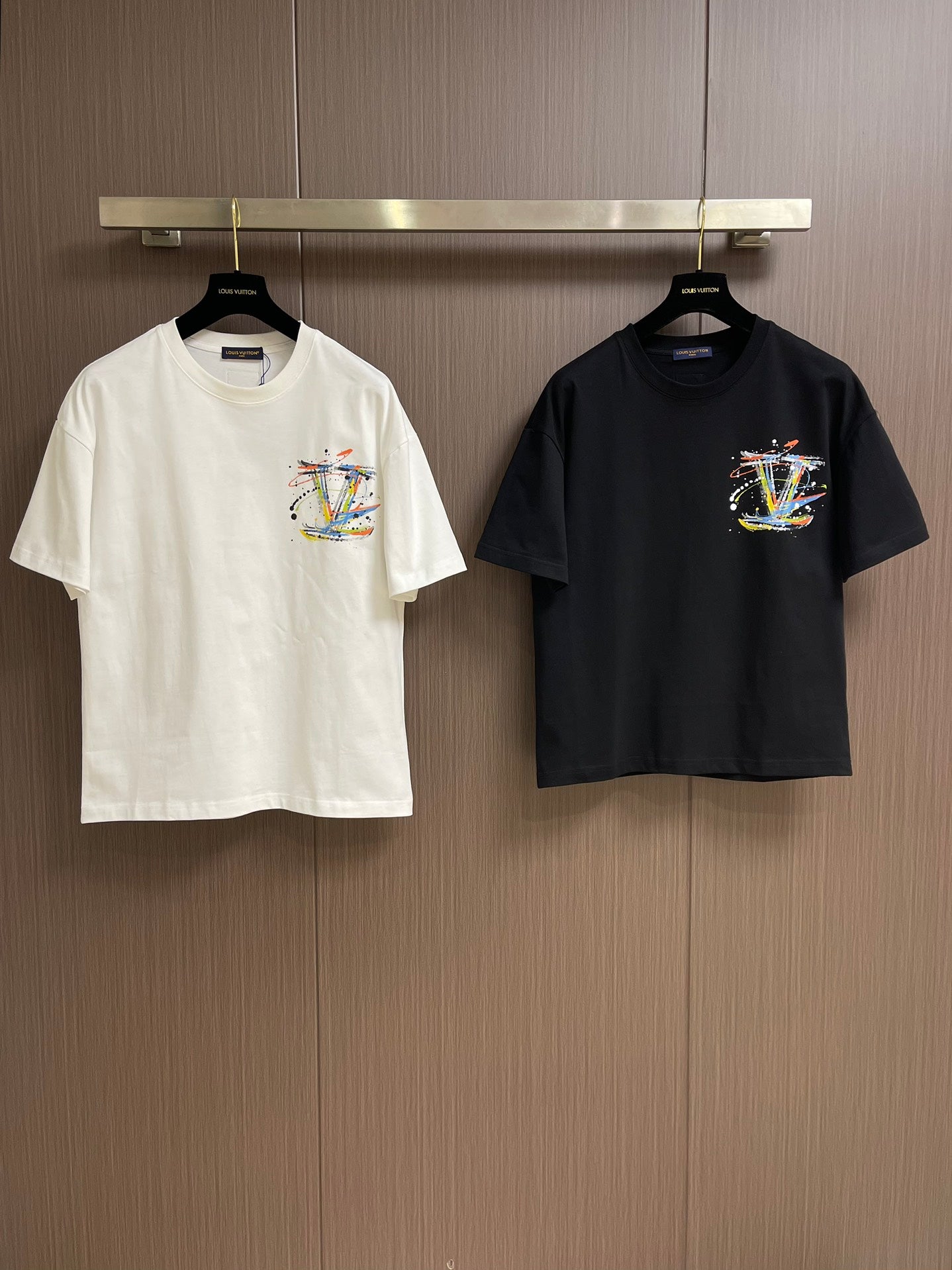 LOUI*V Printed painted T-shirt