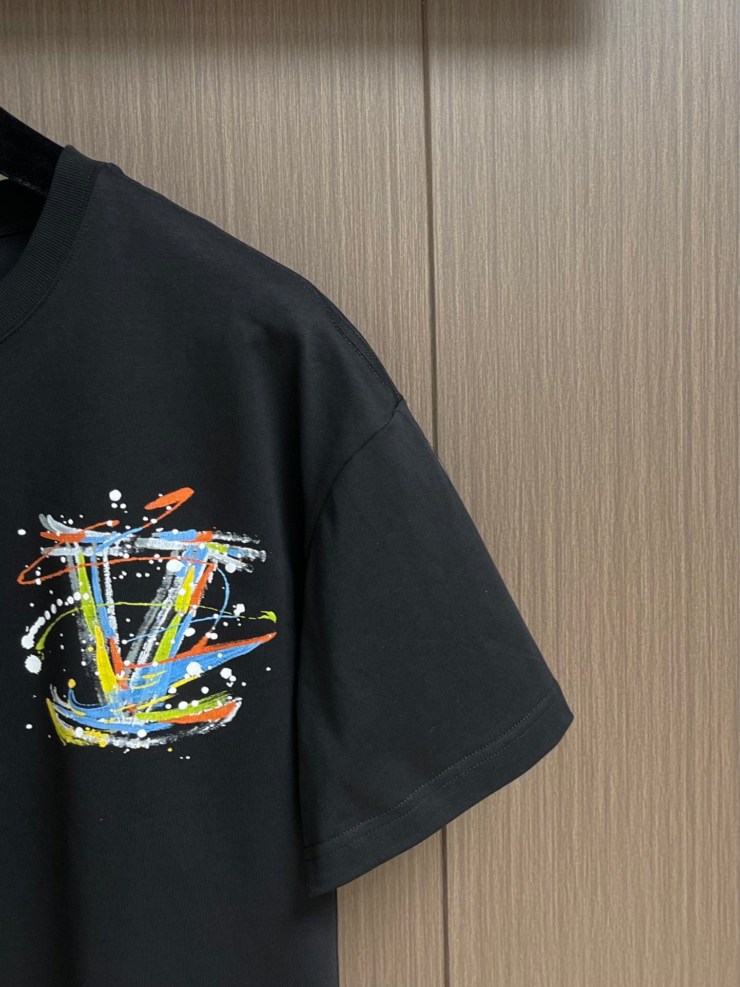 LOUI*V Printed painted T-shirt