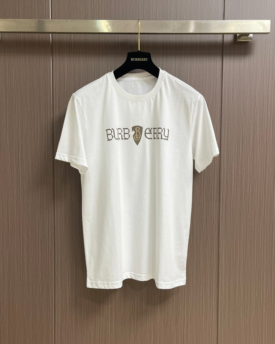 BURB* B shield cotton T-shirt