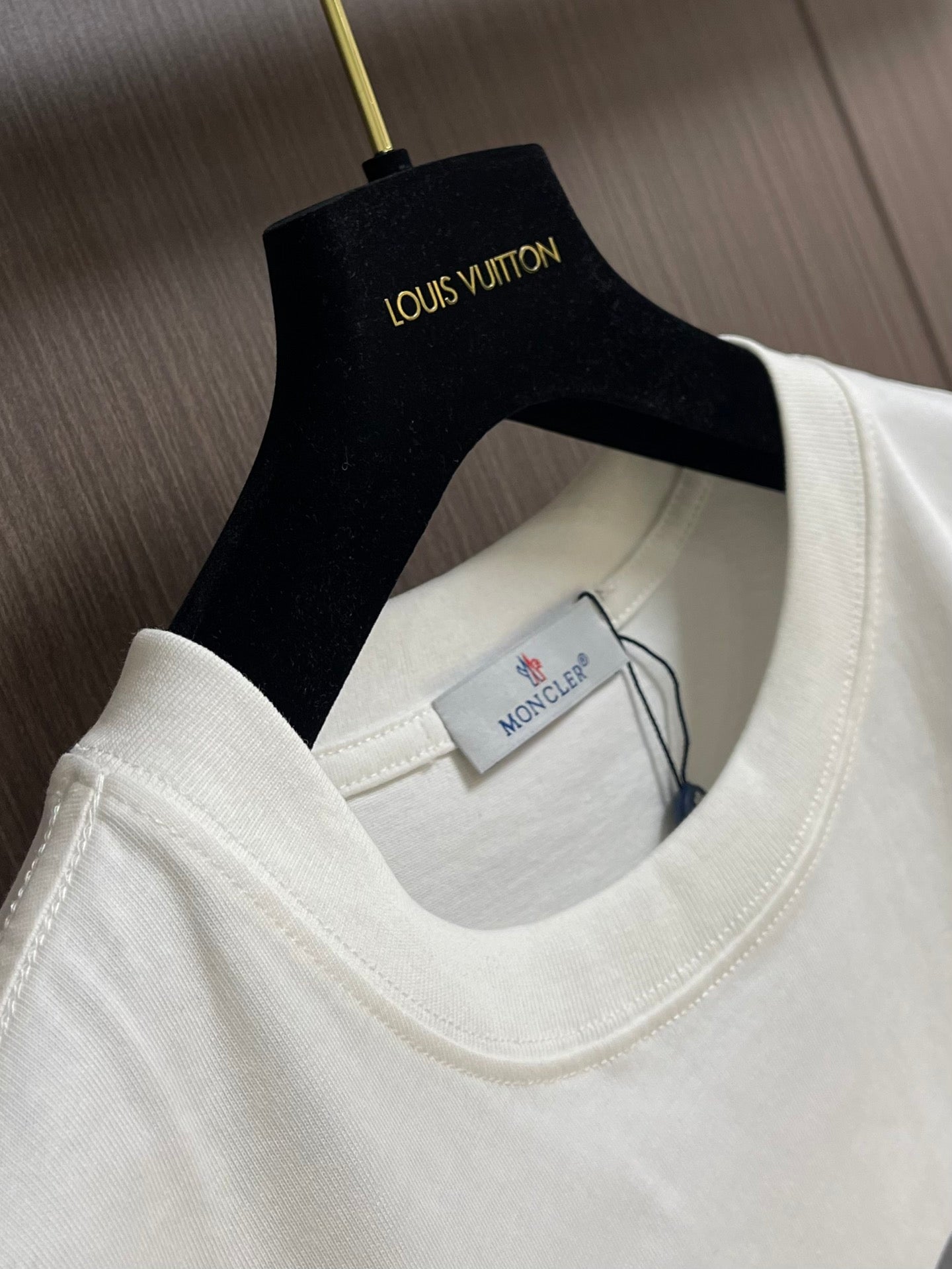 MONCL* Logo Cotton T-Shirt