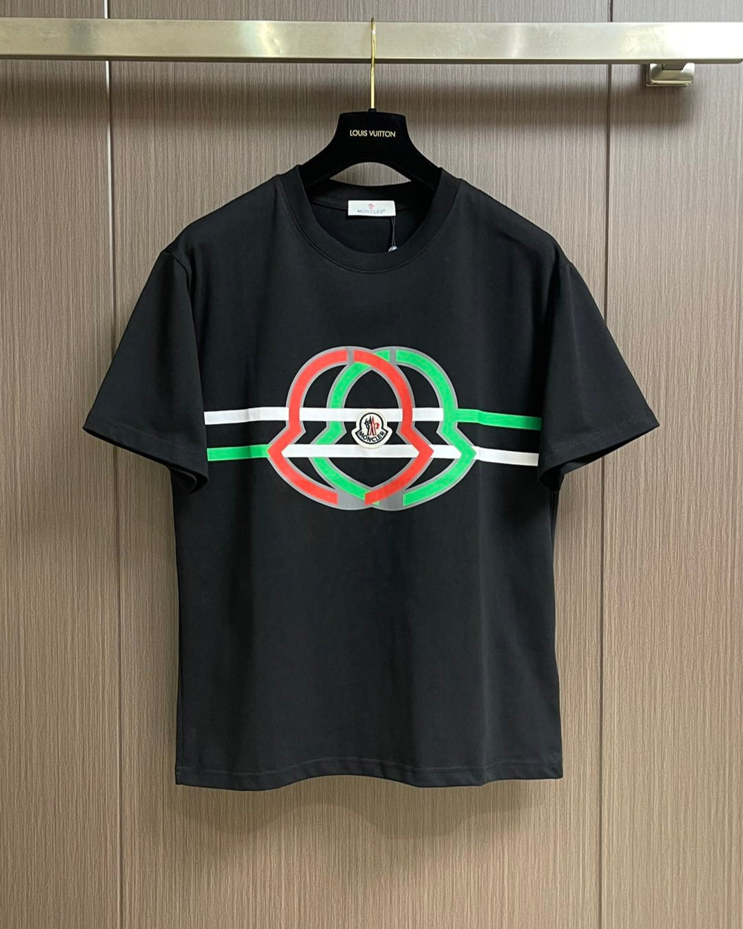 MONCL* Logo Cotton T-Shirt