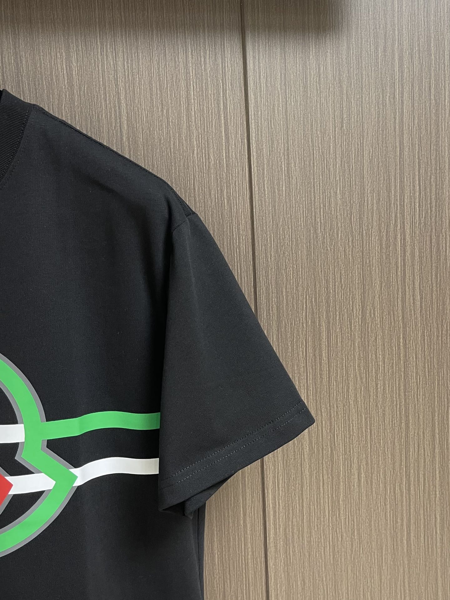 MONCL* Logo Cotton T-Shirt