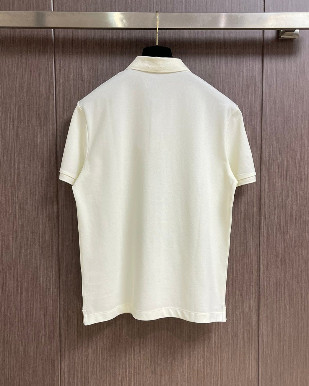 MONCL* Logo Patch Cotton Piquet Polo Shirt