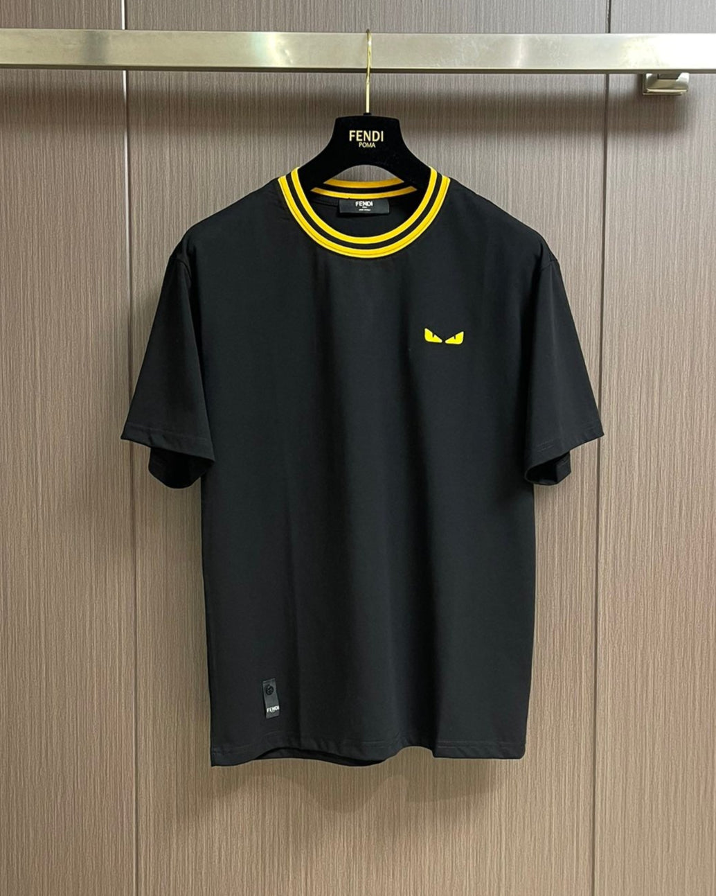FEND1 Embroidered logo T-shirt