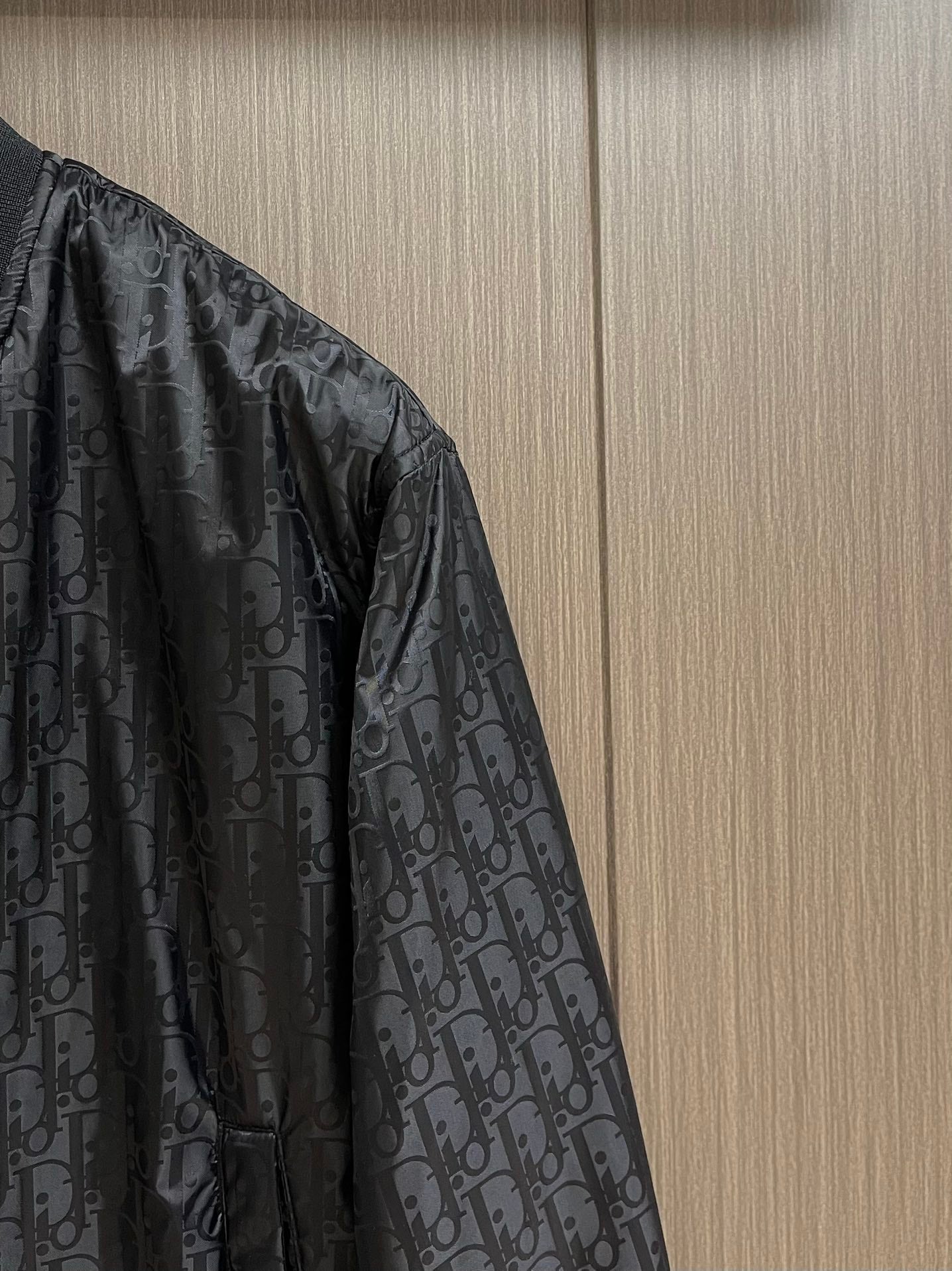 DIO* Technical Jacquard Oblique bomber jacket