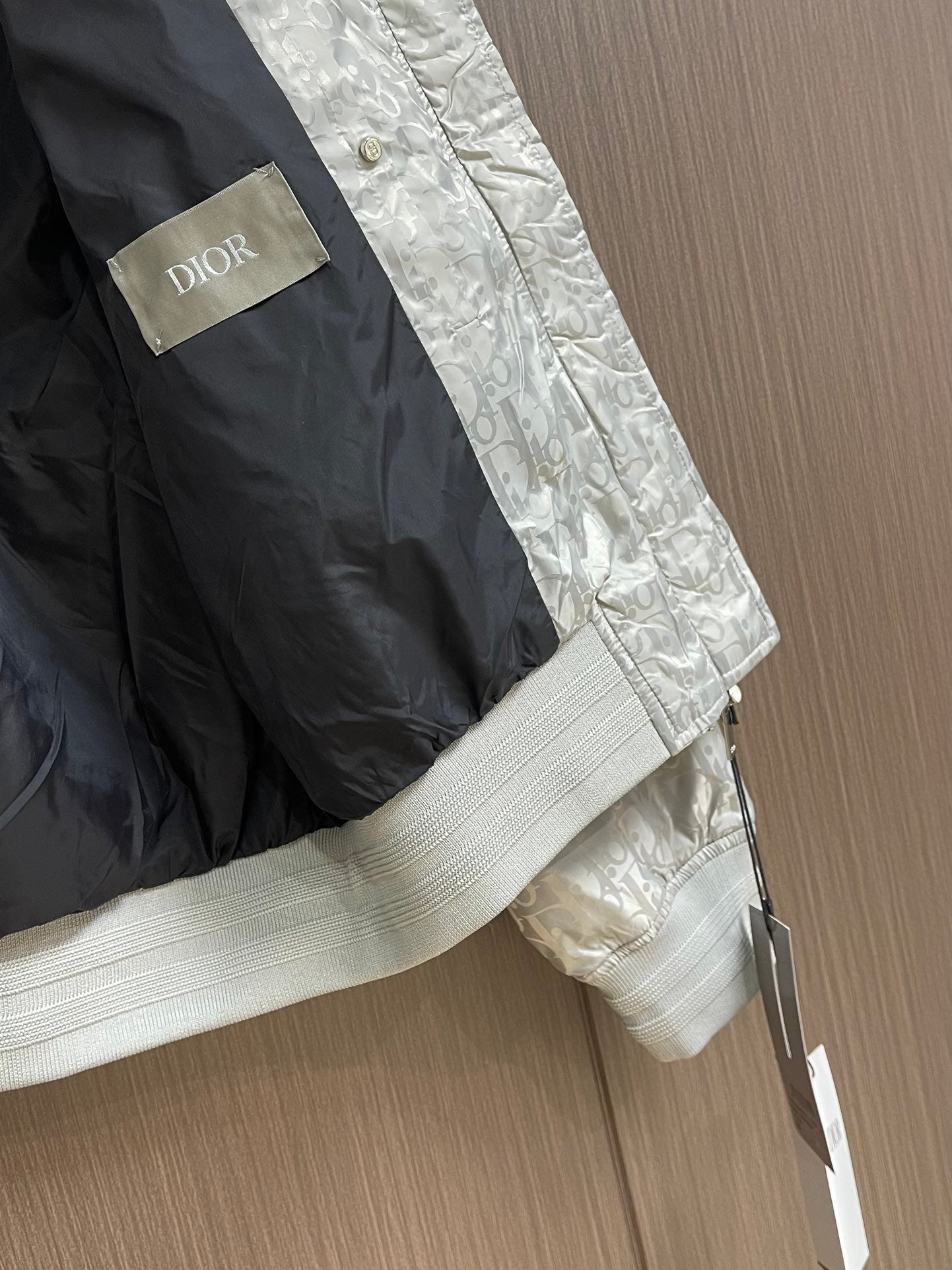 DIO* Technical Jacquard Oblique bomber jacket
