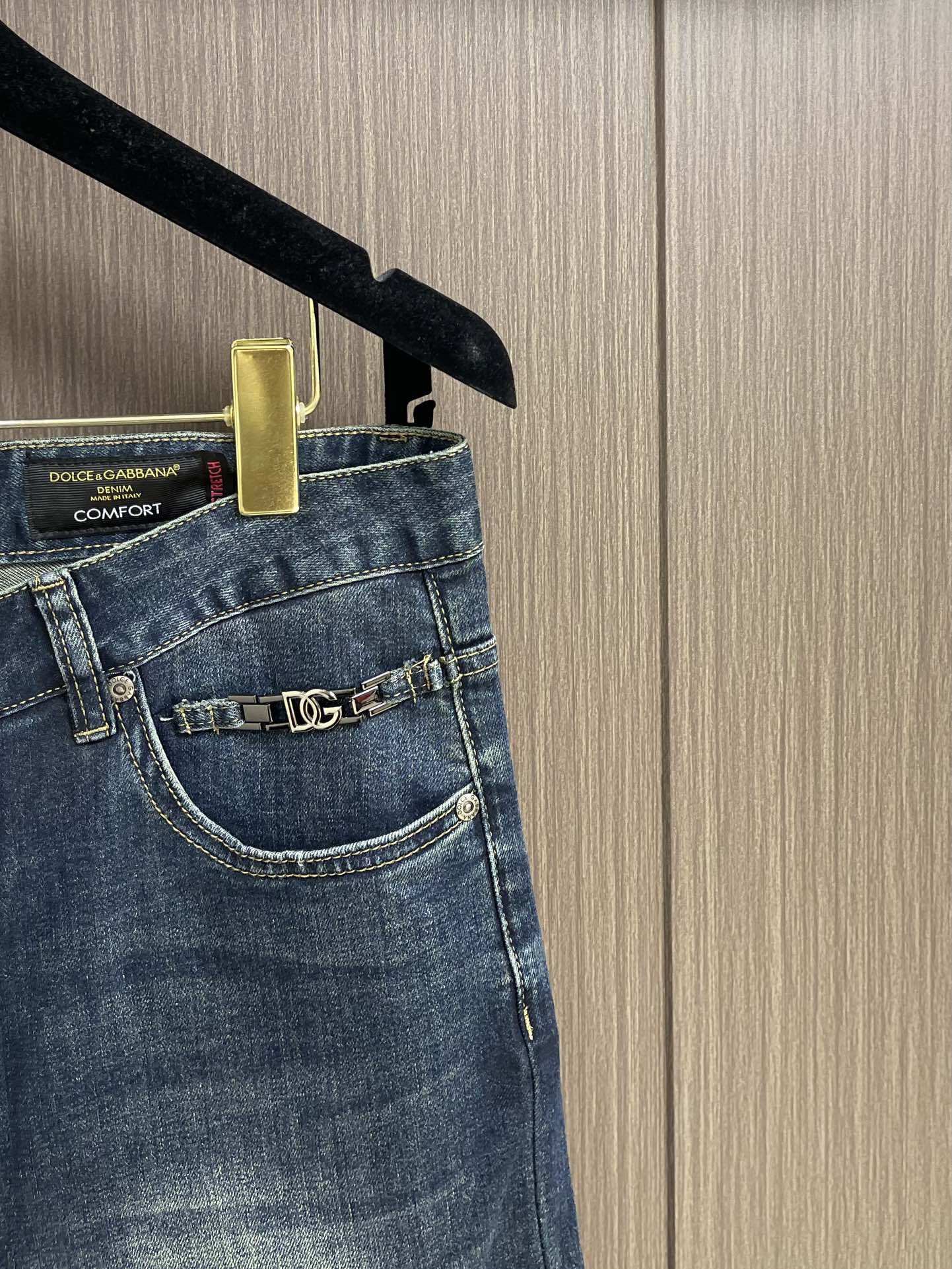 DOL*E&G Slim-fit stretch denim jeans