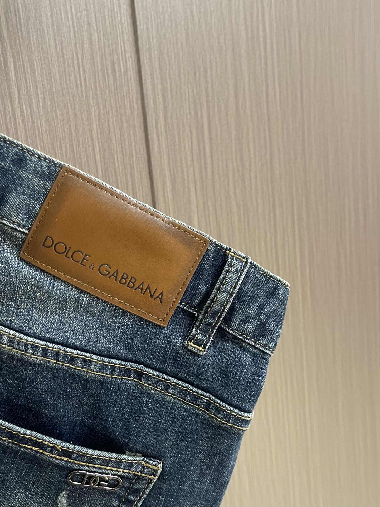DOL*E&G Slim-fit stretch denim jeans
