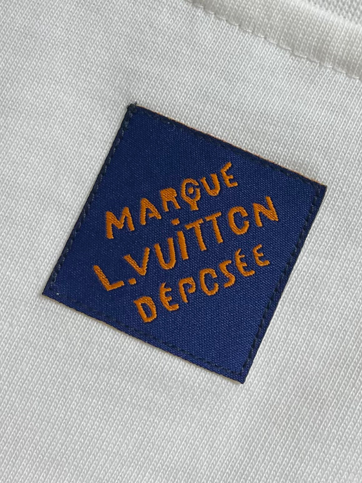 LOUI*V Washed Printed Cotton T-Shirt