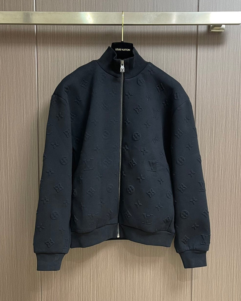 LOUI*V Embossed Monogram Jersey Tracksuit Top
