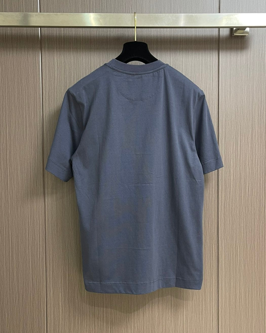 FEND1 Navy blue cotton T-shirt