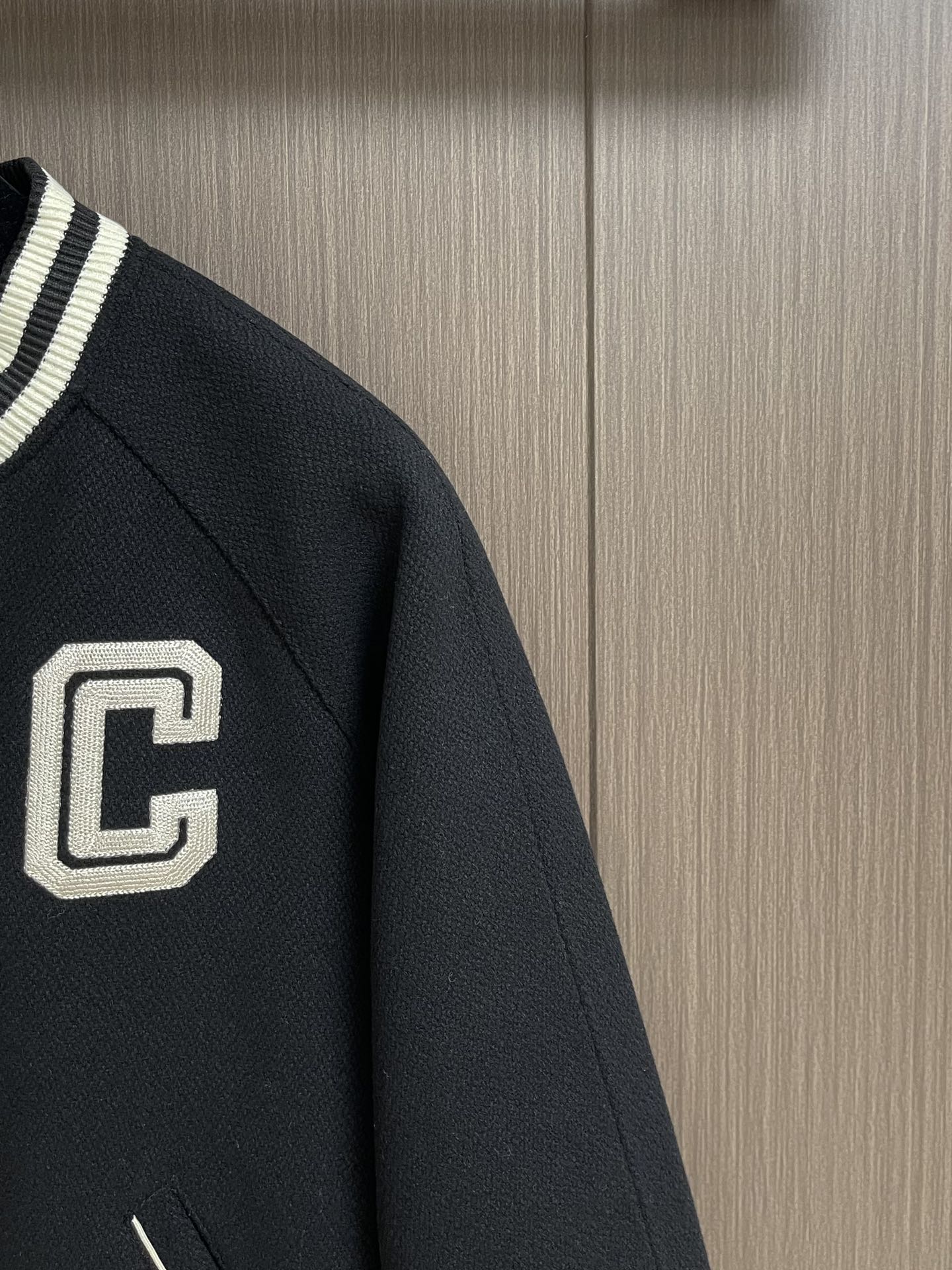 CELI* teddy jacket in textured wool