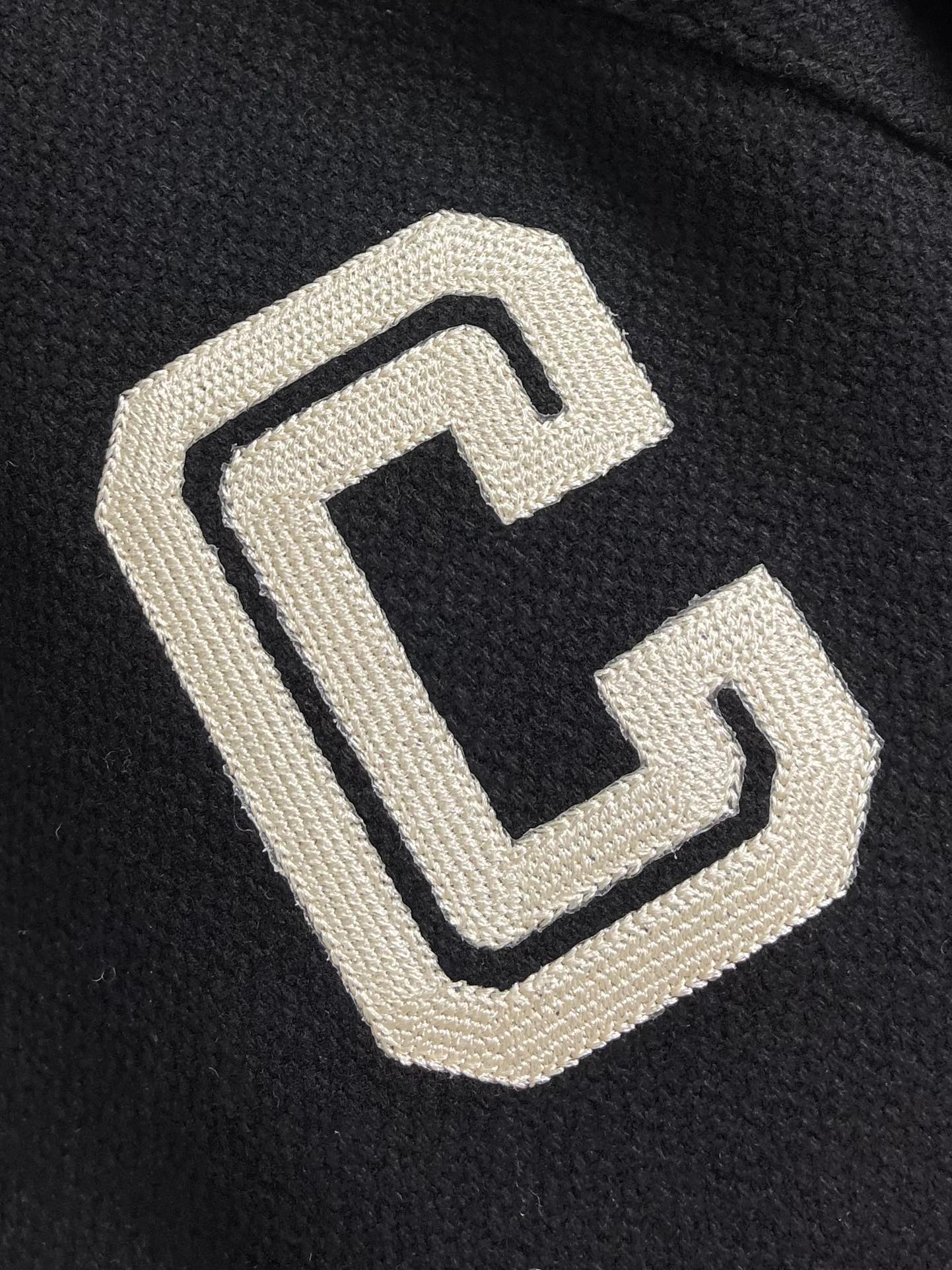 CELI* teddy jacket in textured wool
