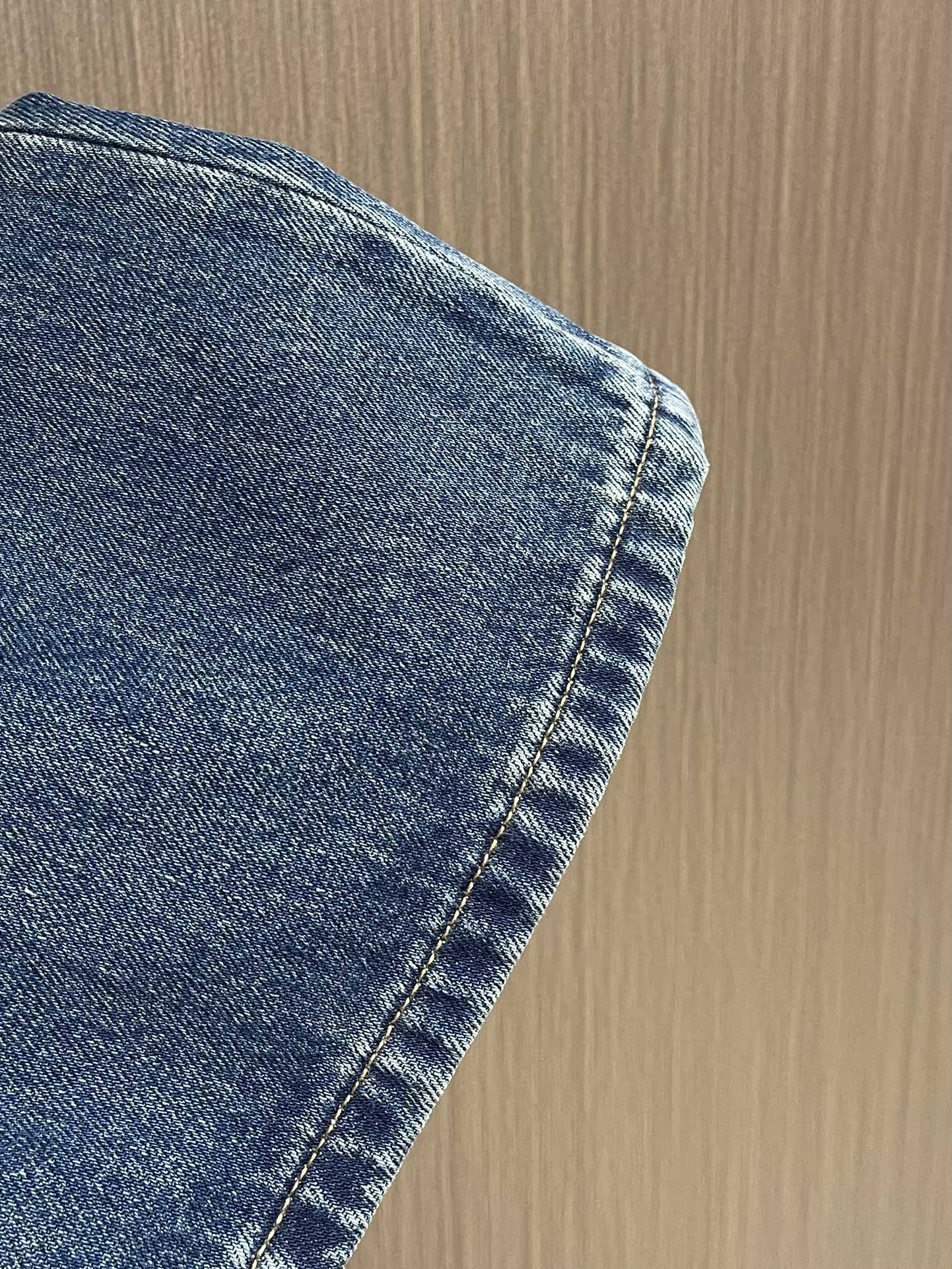 CELI* flared surf jeans in summer dazed wash denim