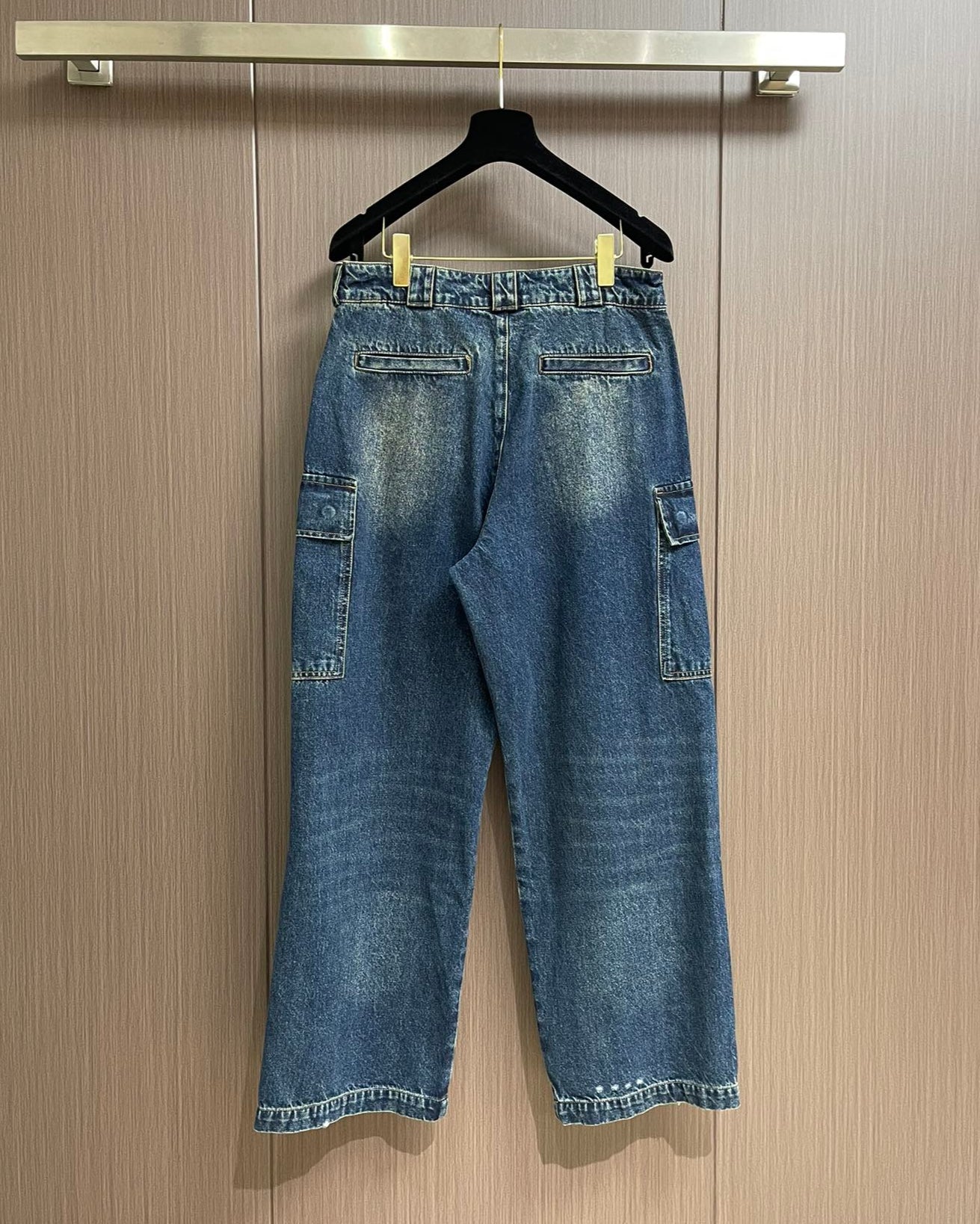 PRA* Denim cargo jeans