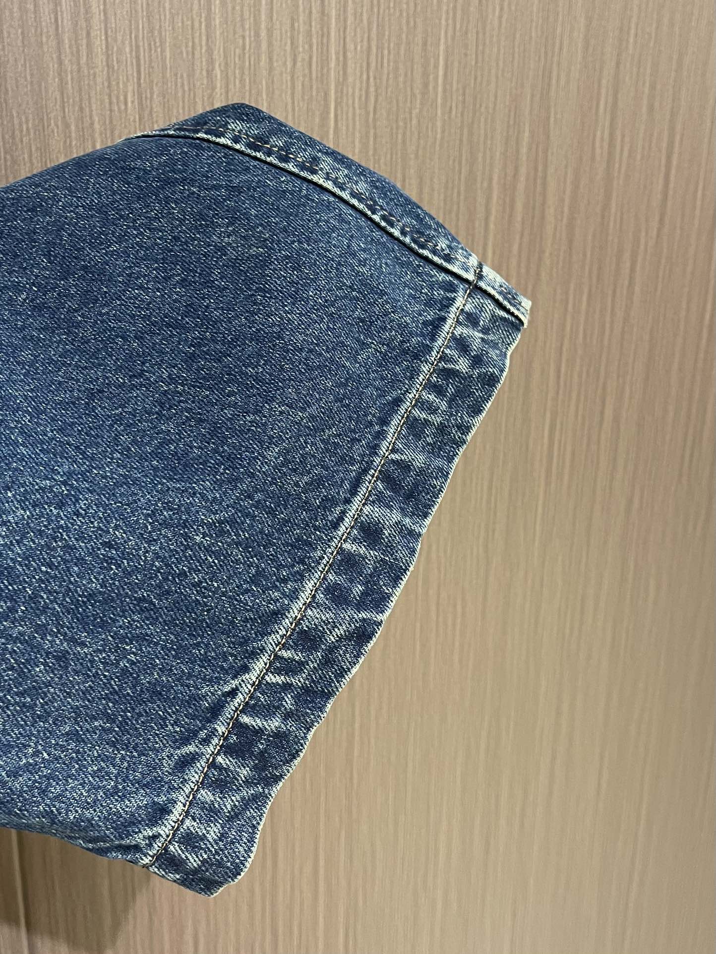 PRA* Denim cargo jeans