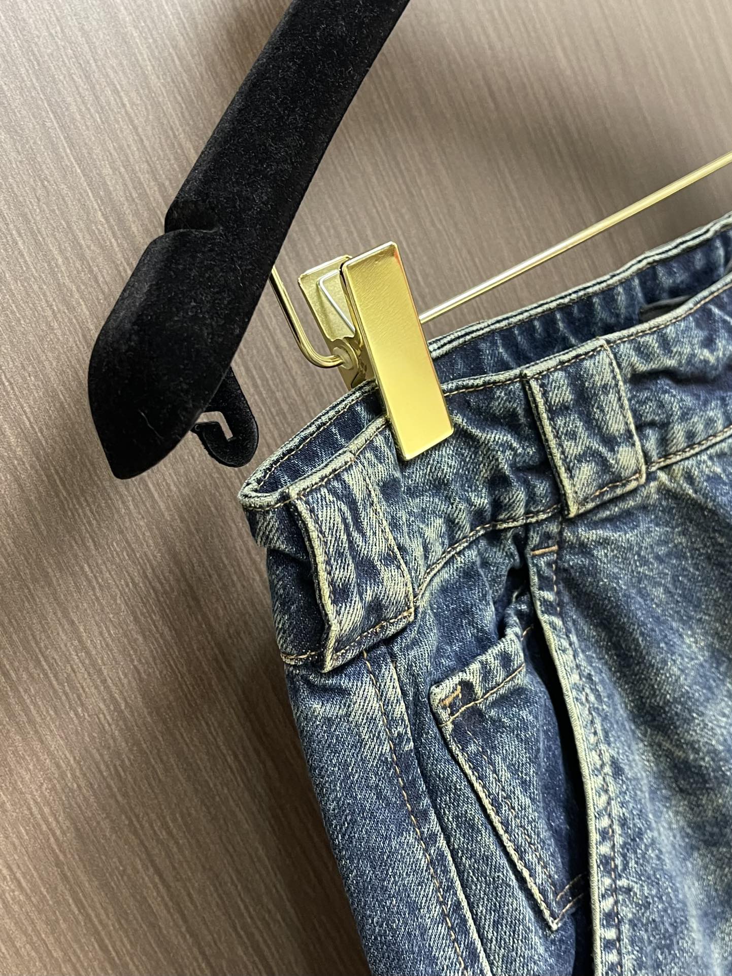 PRA* Denim cargo jeans