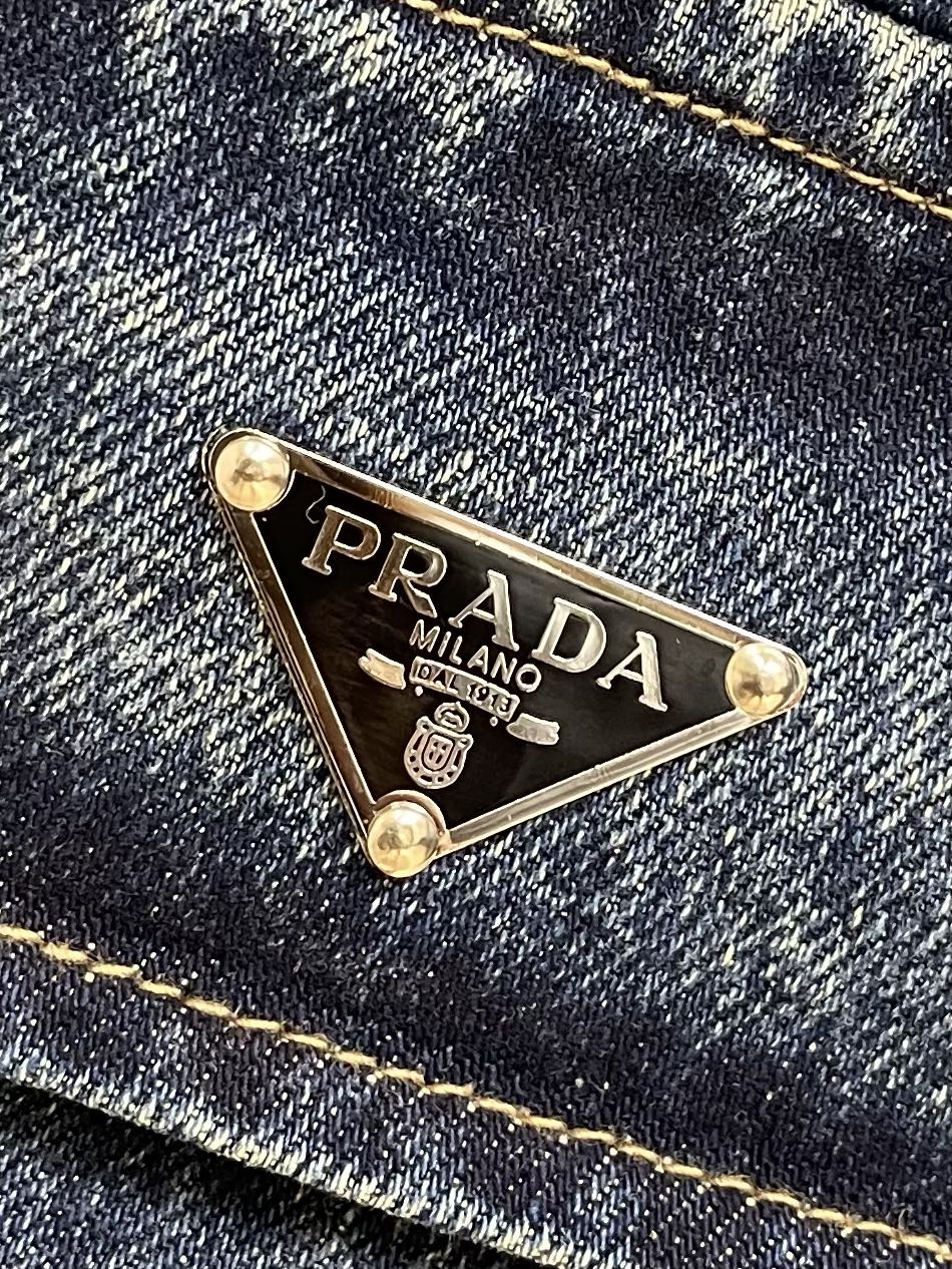 PRA* Denim cargo jeans